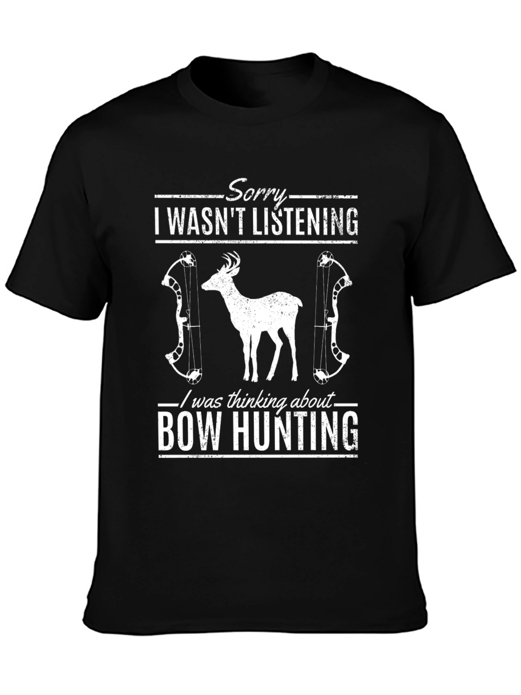 Bow Hunting Graphic T-Shirt Deer Hunter Apparel