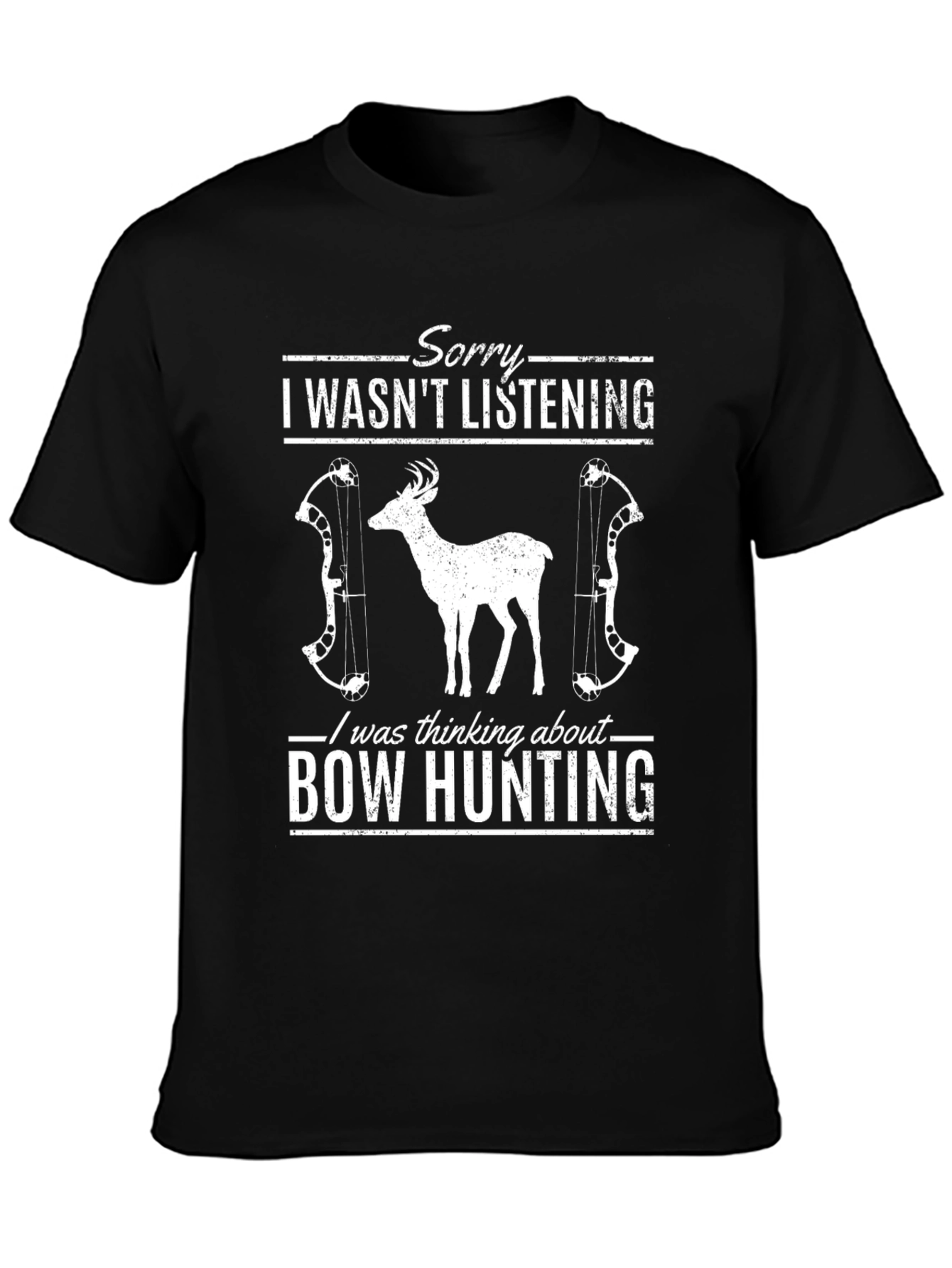 Bow Hunting Graphic T-Shirt Deer Hunter Apparel