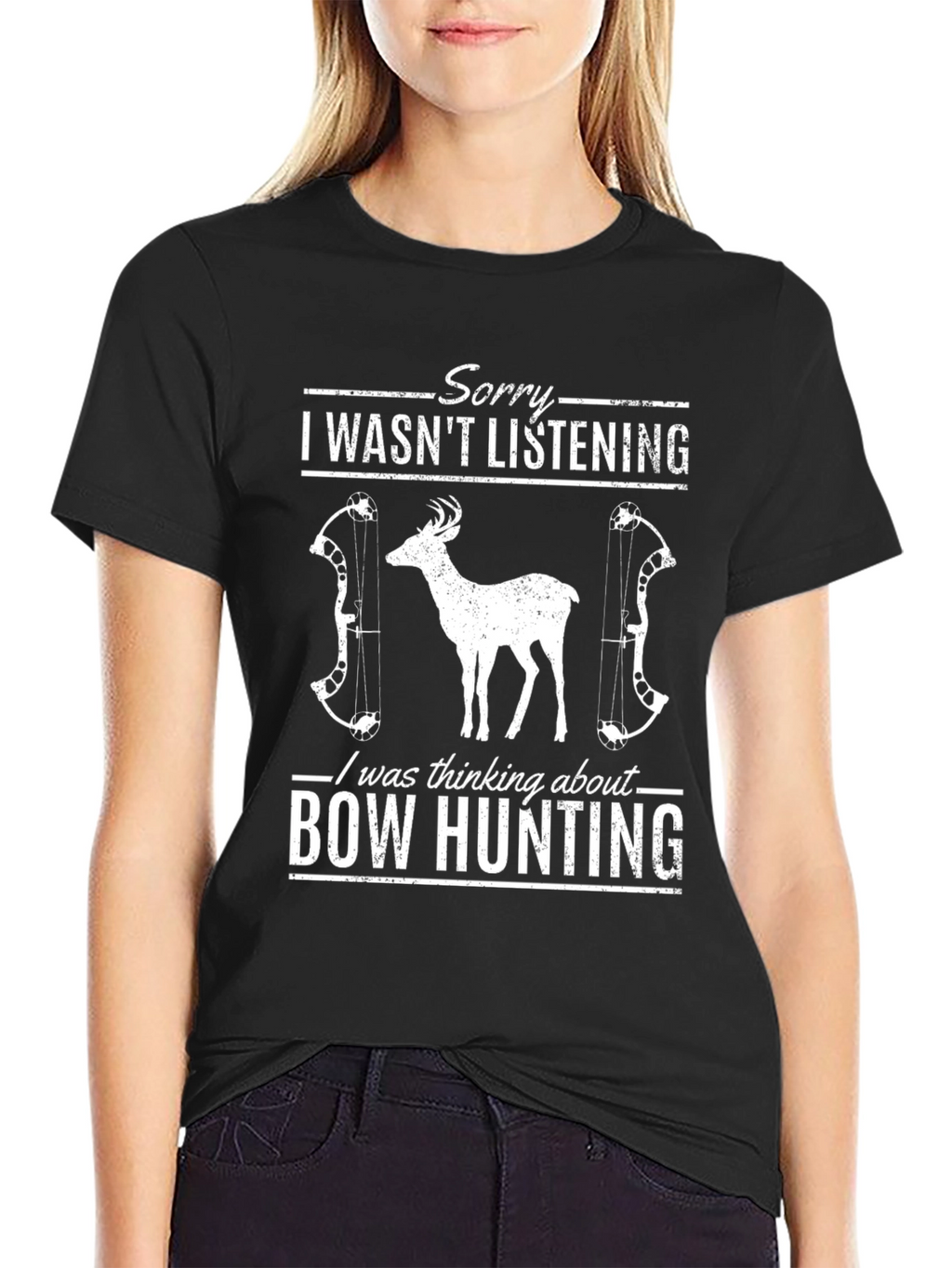 Bow Hunting Graphic T-Shirt Deer Hunter Apparel