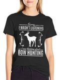 Bow Hunting Graphic T-Shirt Deer Hunter Apparel