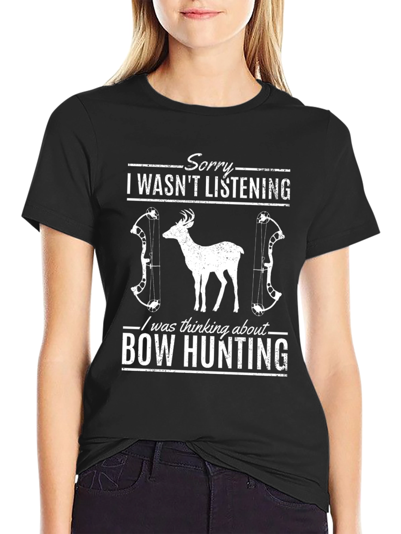Bow Hunting Graphic T-Shirt Deer Hunter Apparel