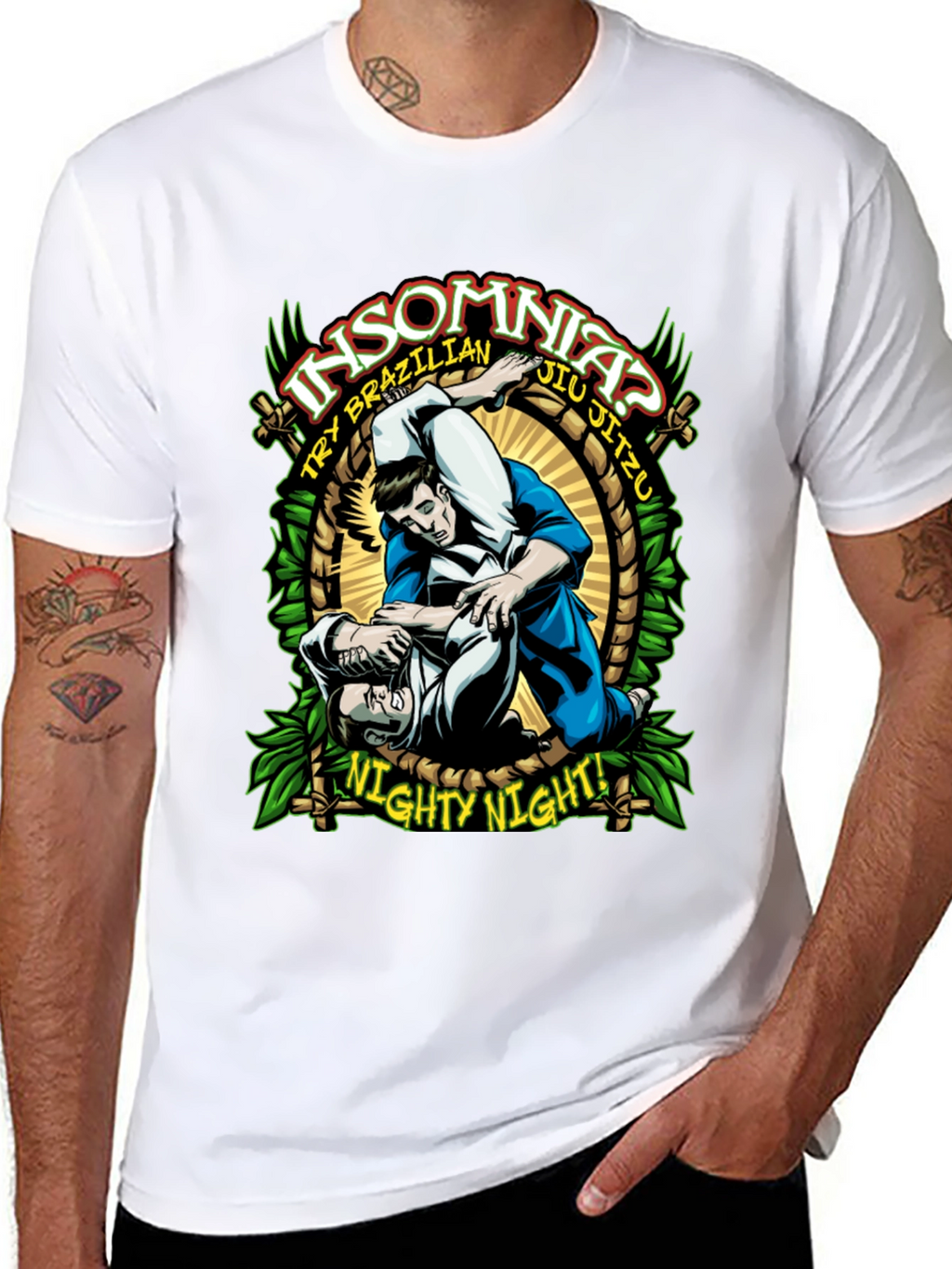 Insomnia? Jiu Jitsu Graphic T-Shirt