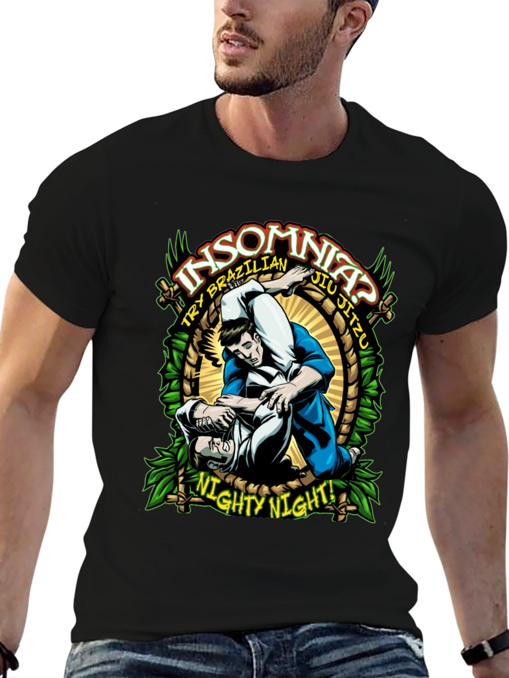 Insomnia? Jiu Jitsu Graphic T-Shirt