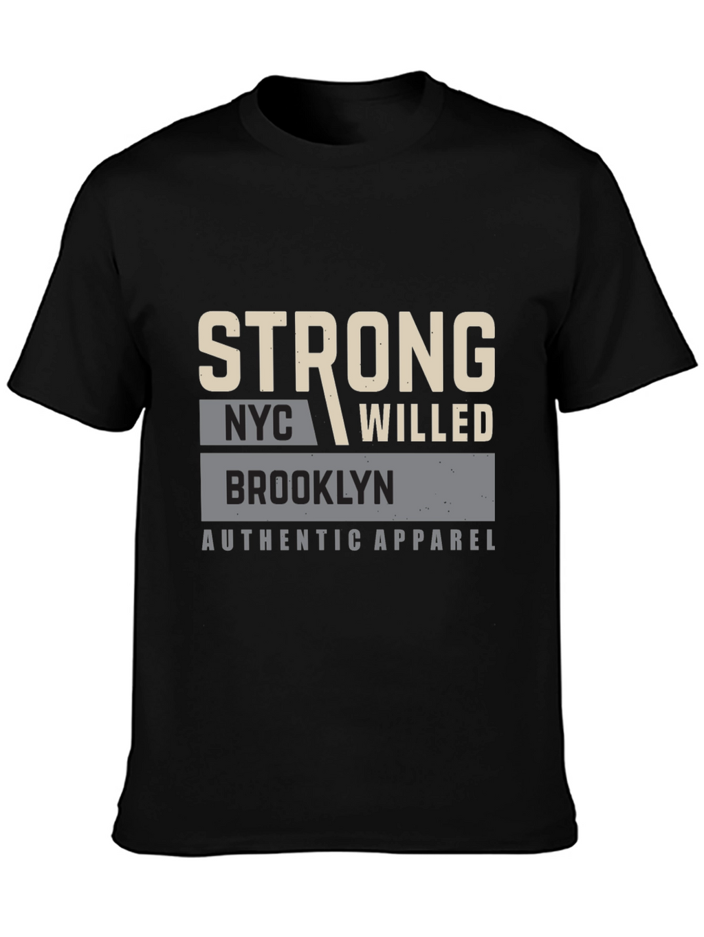 Strong NYC Will Brooklyn Authentic Apparel T-Shirt