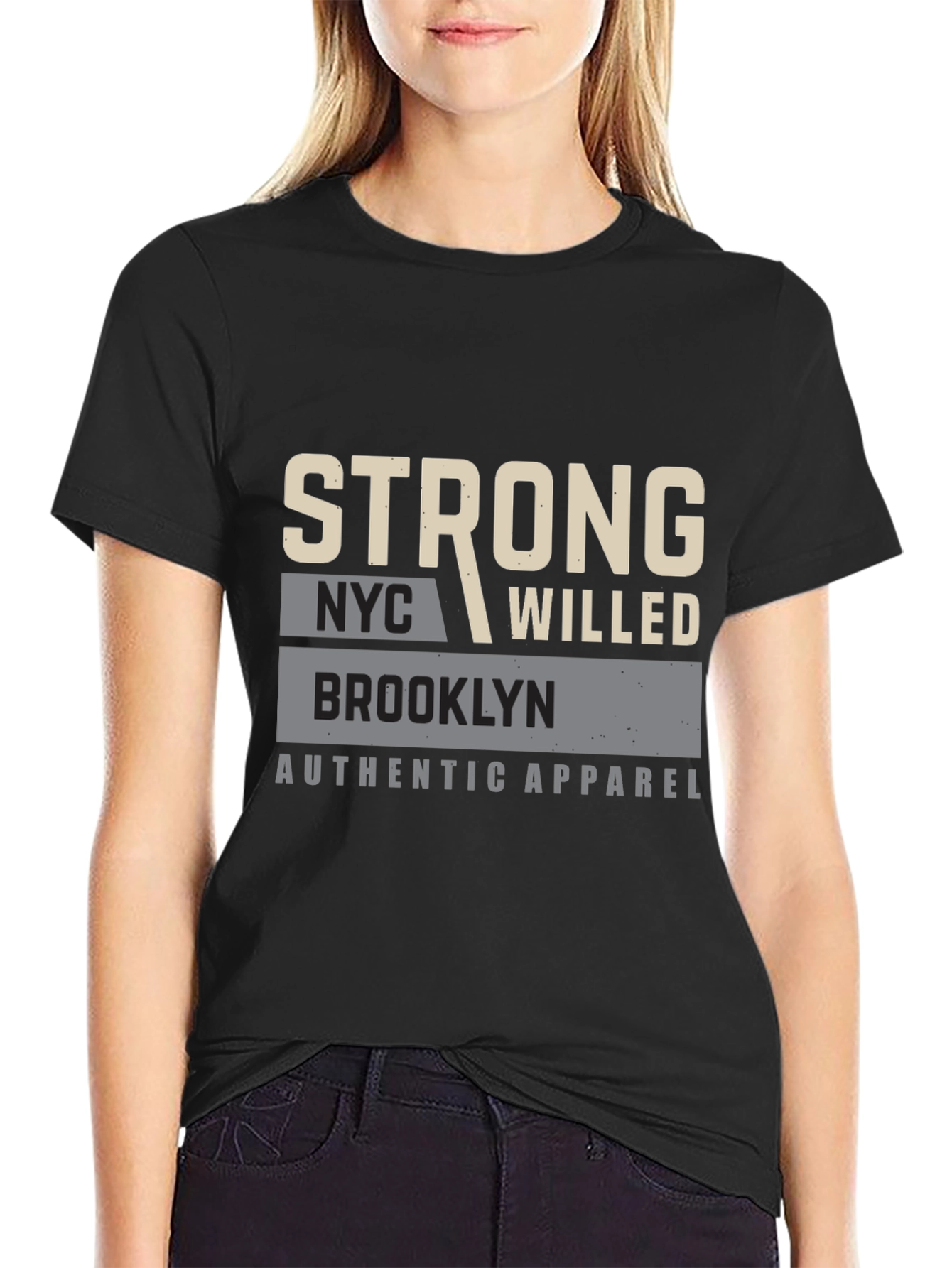 Strong NYC Will Brooklyn Authentic Apparel T-Shirt