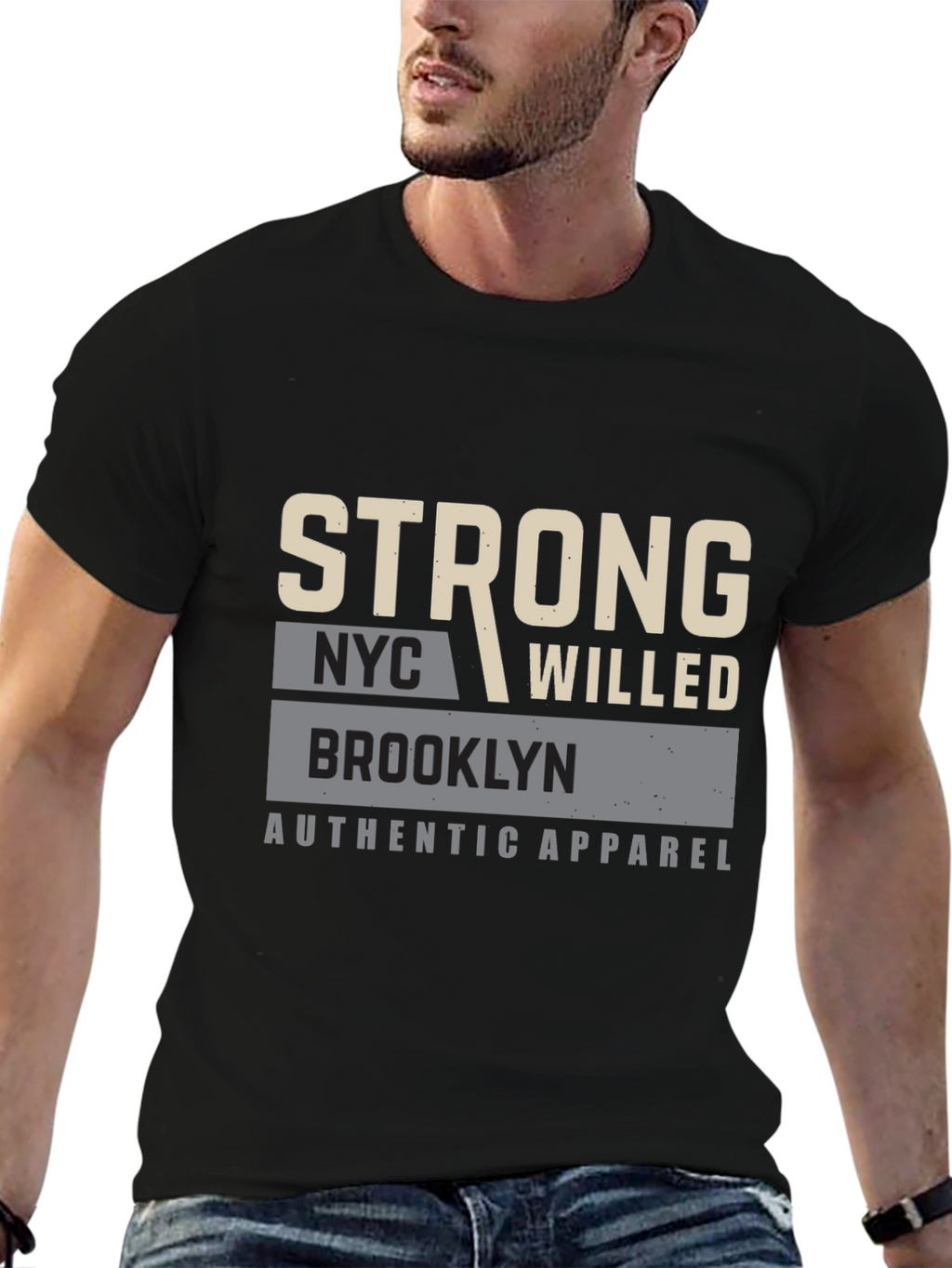 Strong NYC Will Brooklyn Authentic Apparel T-Shirt
