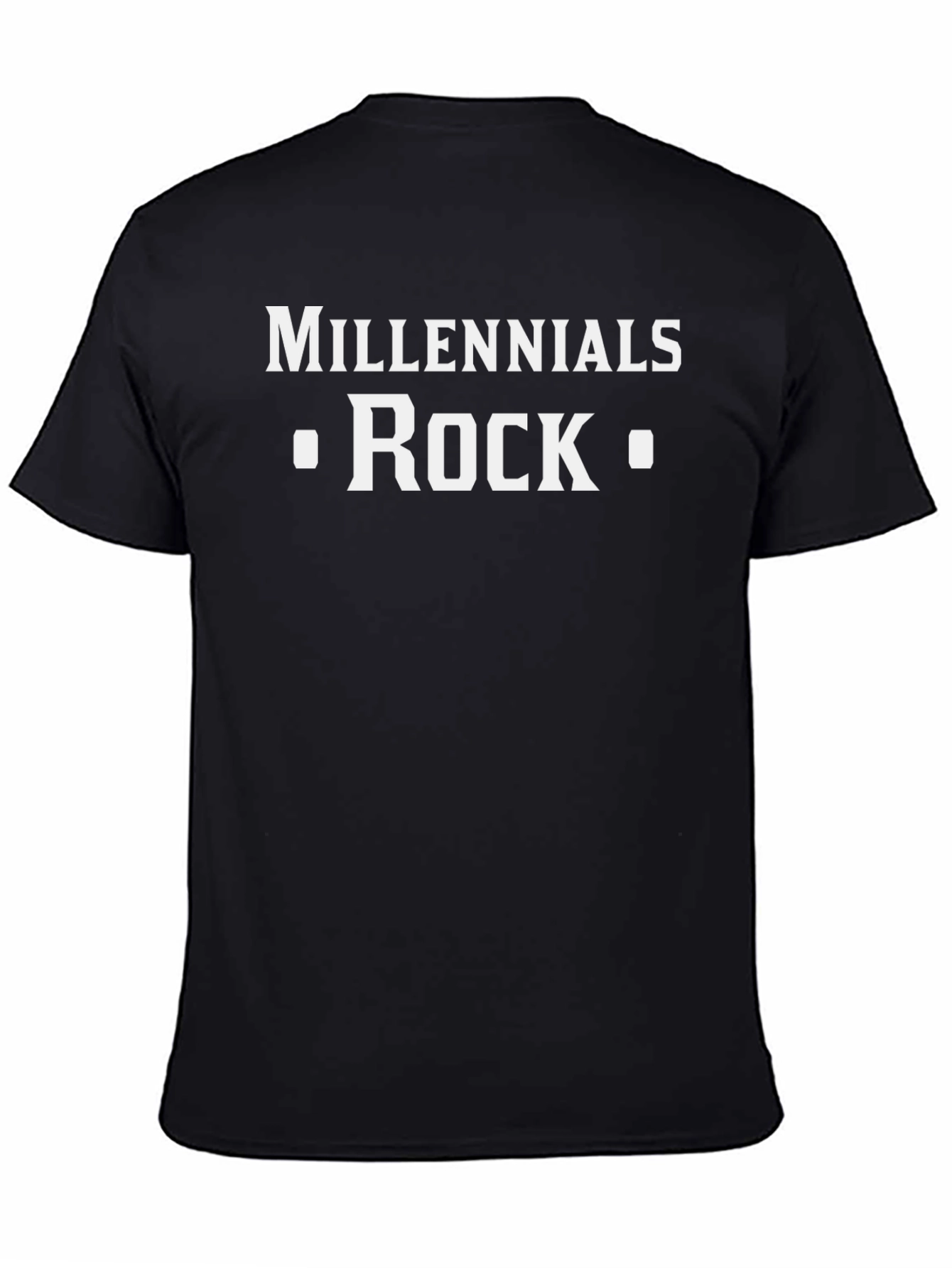 Millennials Rock Graphic T-Shirt - Trendy Style