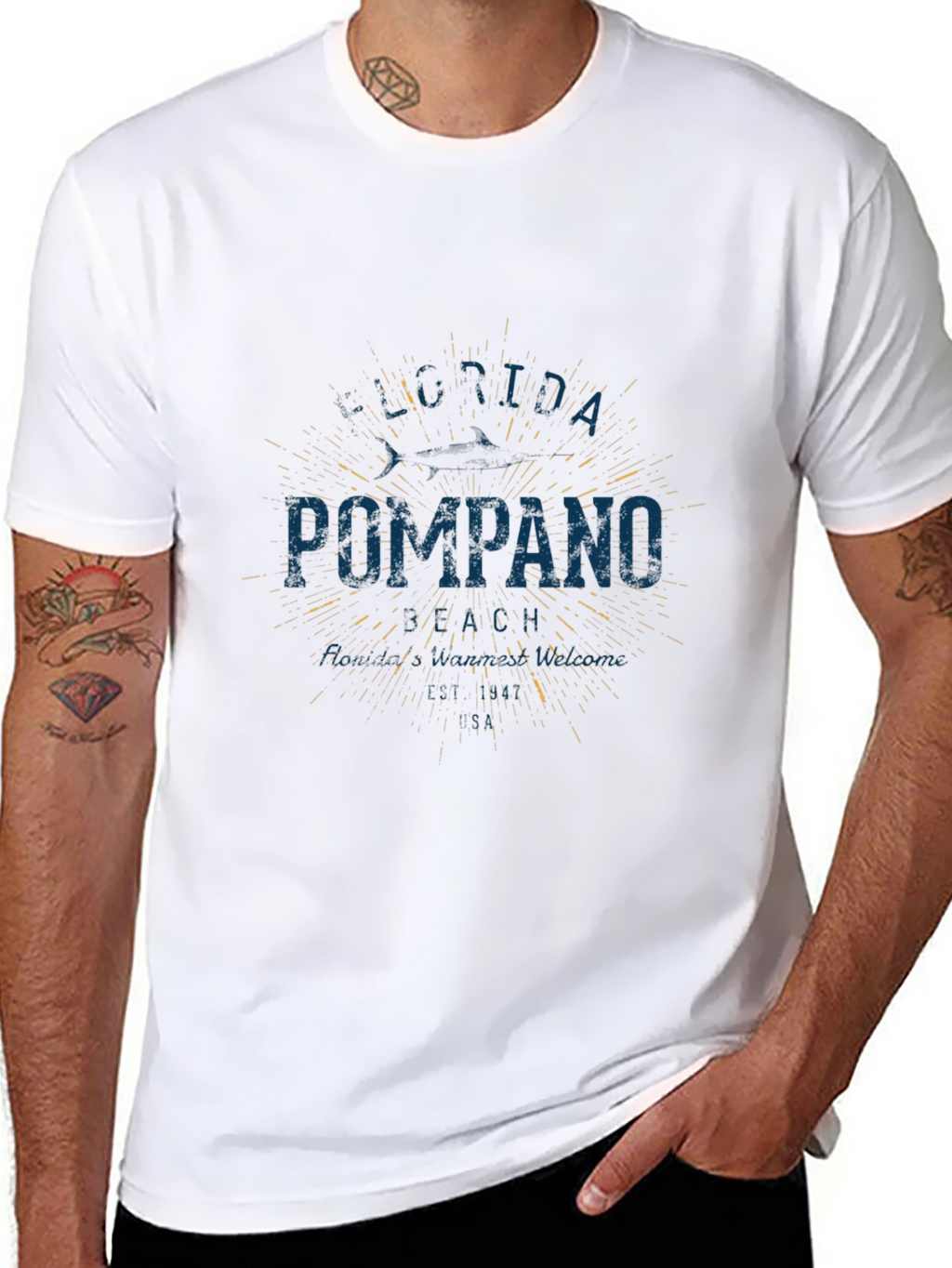 Pompano Beach Florida Graphic T-Shirt