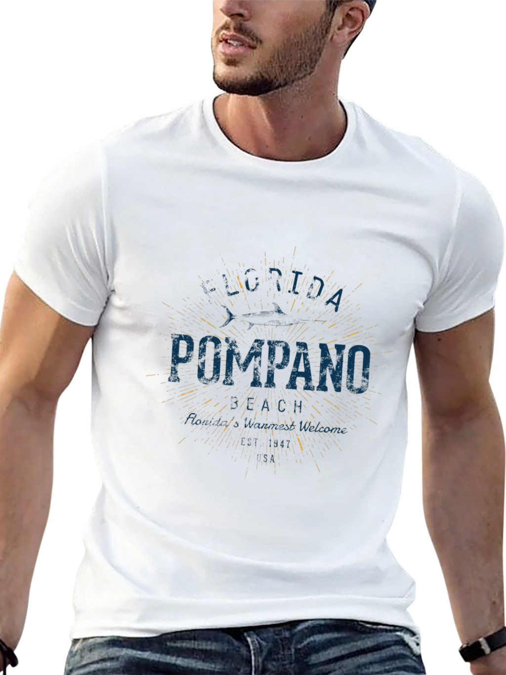 Pompano Beach Florida Graphic T-Shirt
