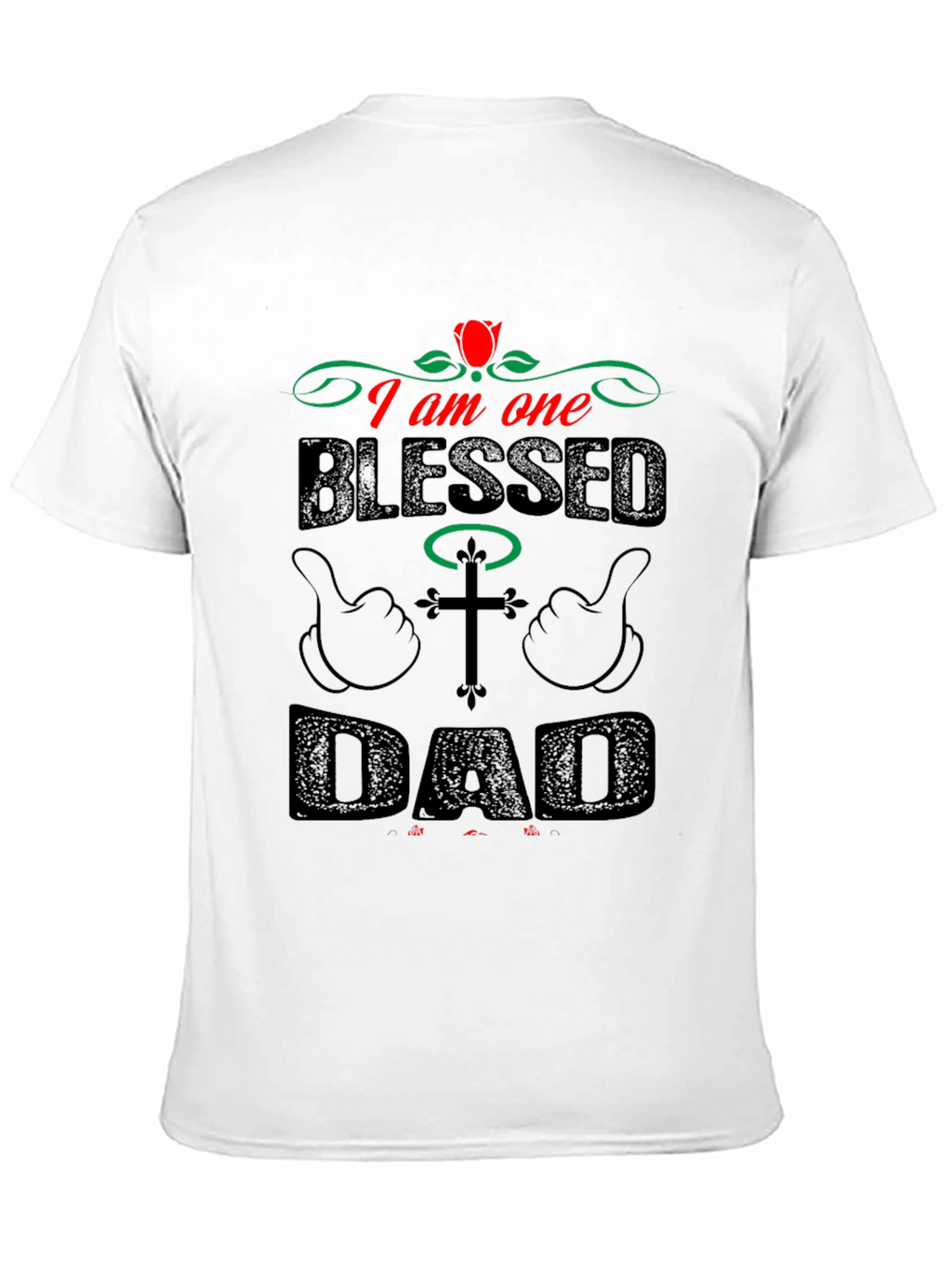 Blessed Dad T-Shirt - Religious Fathers Day Tee