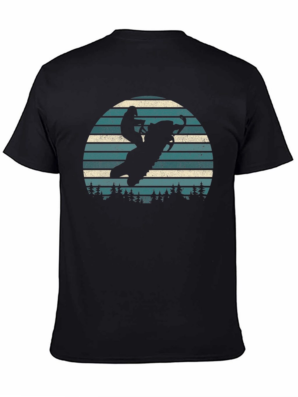 Snowmobile T-Shirt Retro Design