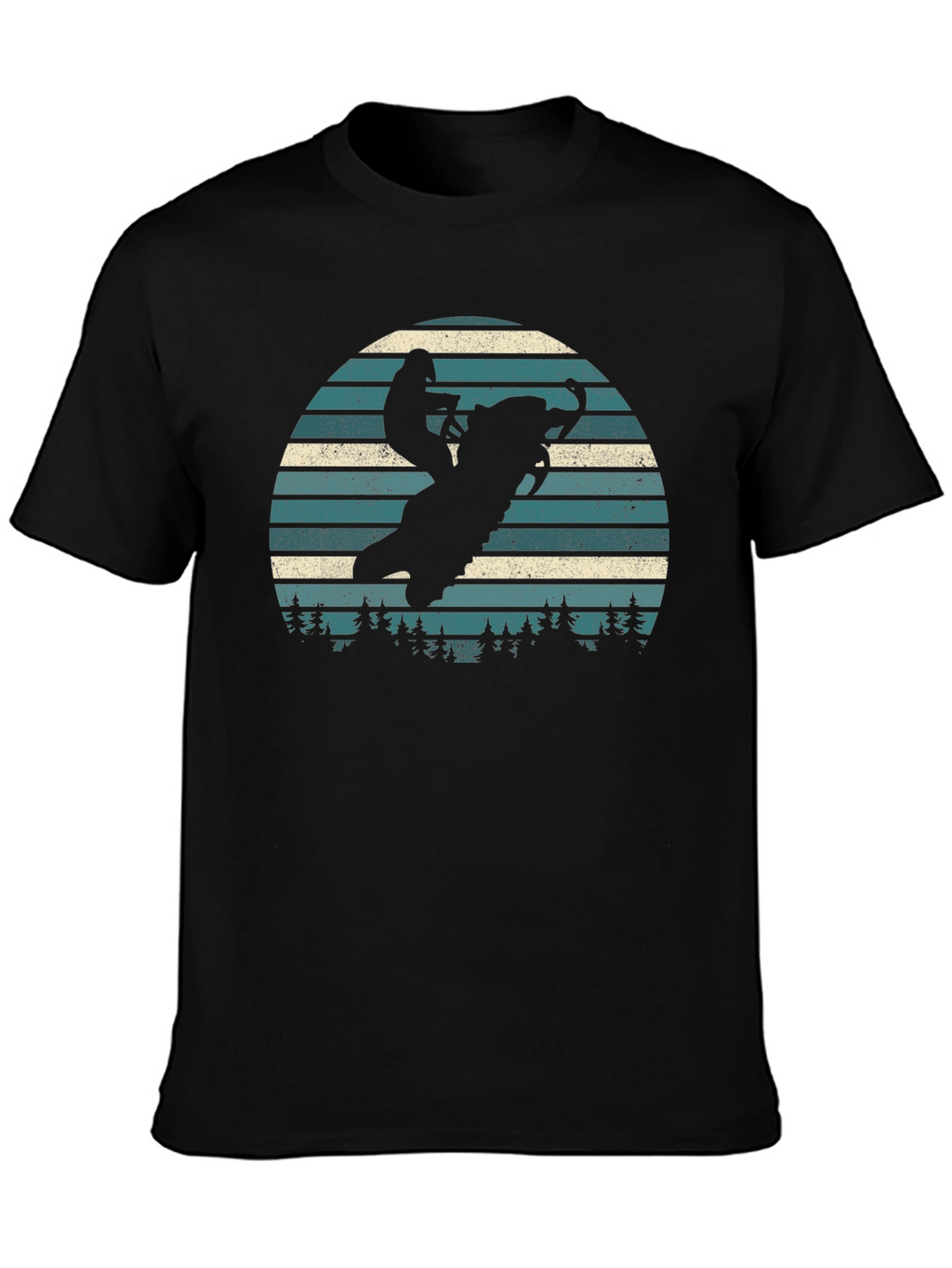 Snowmobile T-Shirt Retro Design