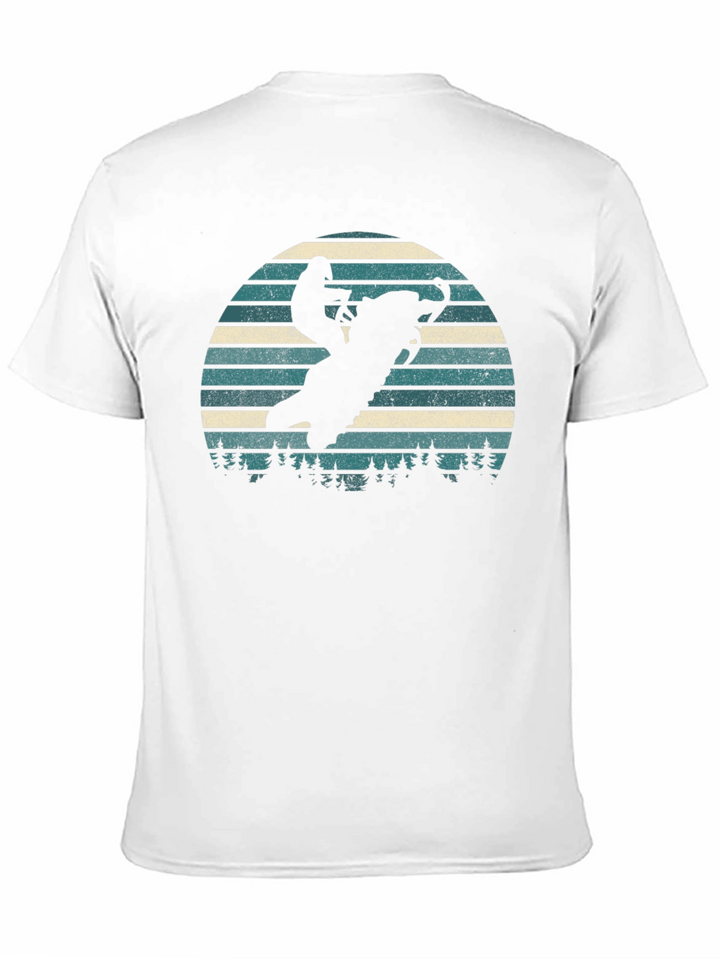 Snowmobile T-Shirt Retro Design
