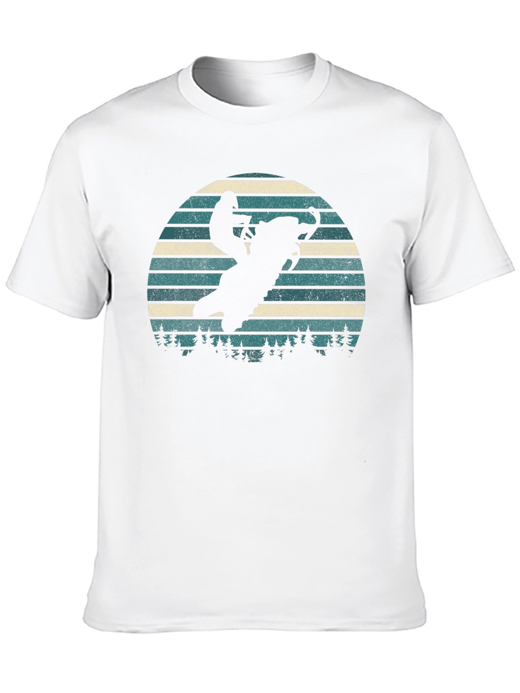 Snowmobile T-Shirt Retro Design