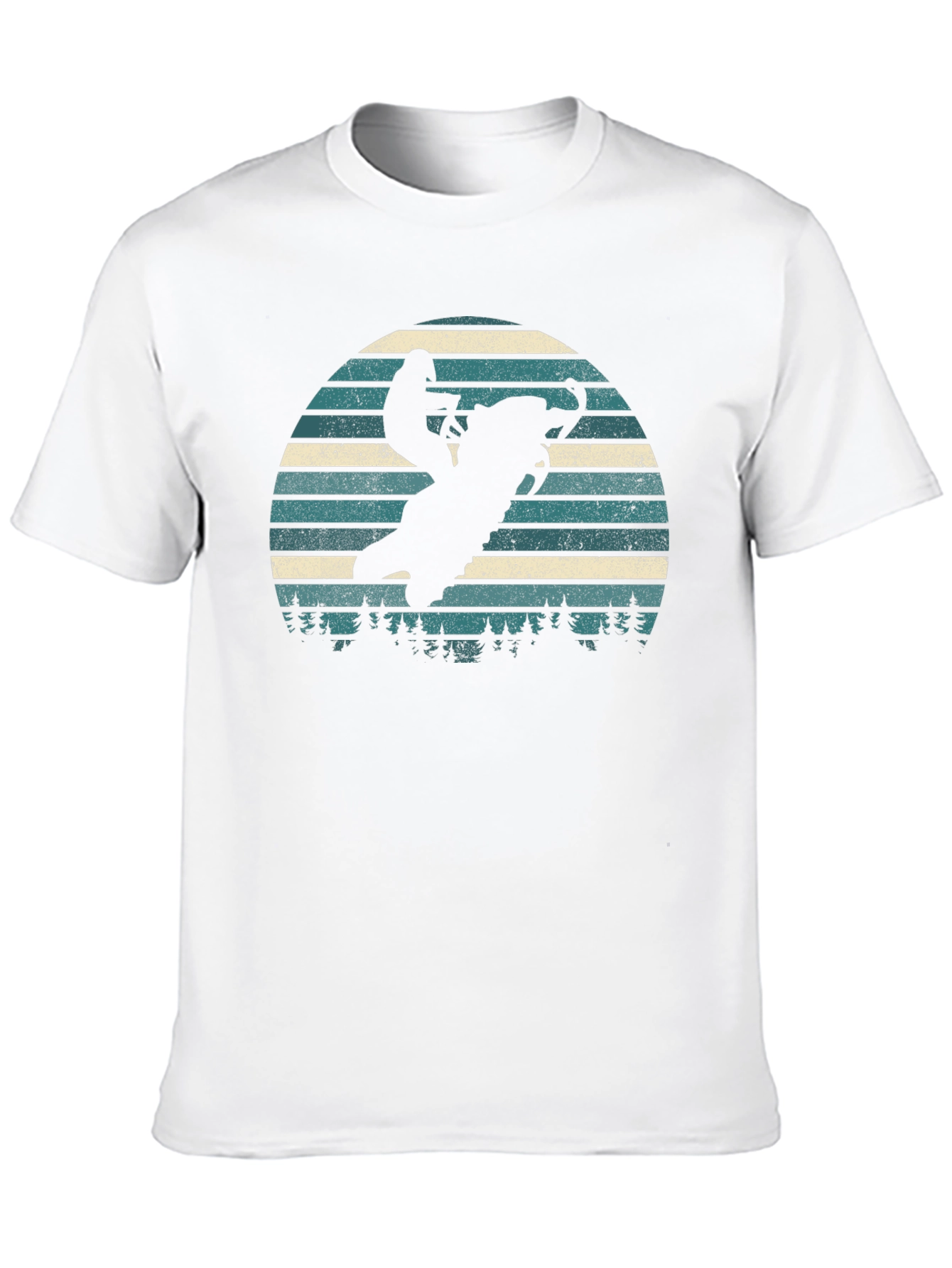 Snowmobile T-Shirt Retro Design