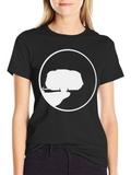 Retro Camper Van Black Tee - Adventure Ready!