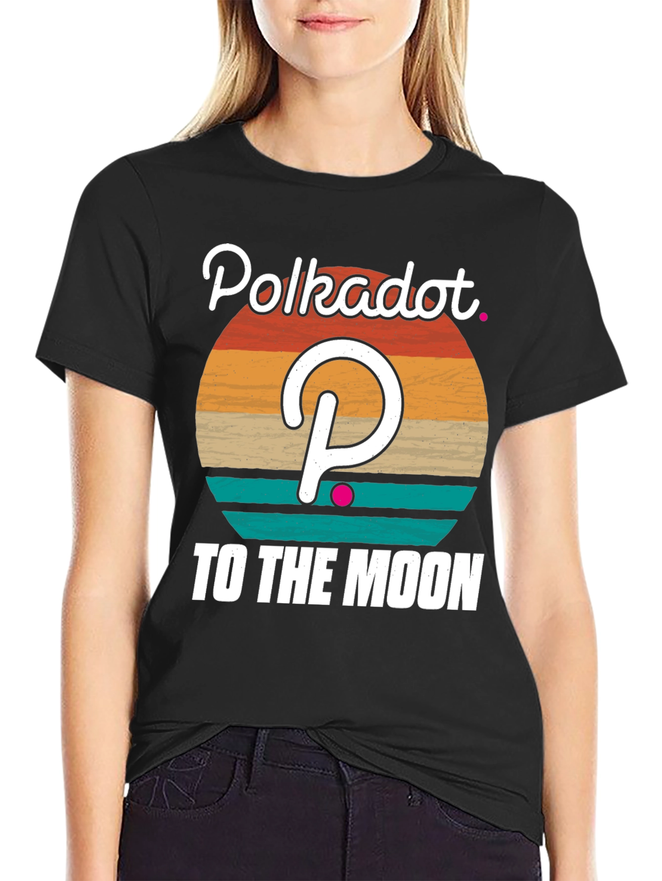 Polkadot Crypto Graphic T-Shirt - To The Moon!