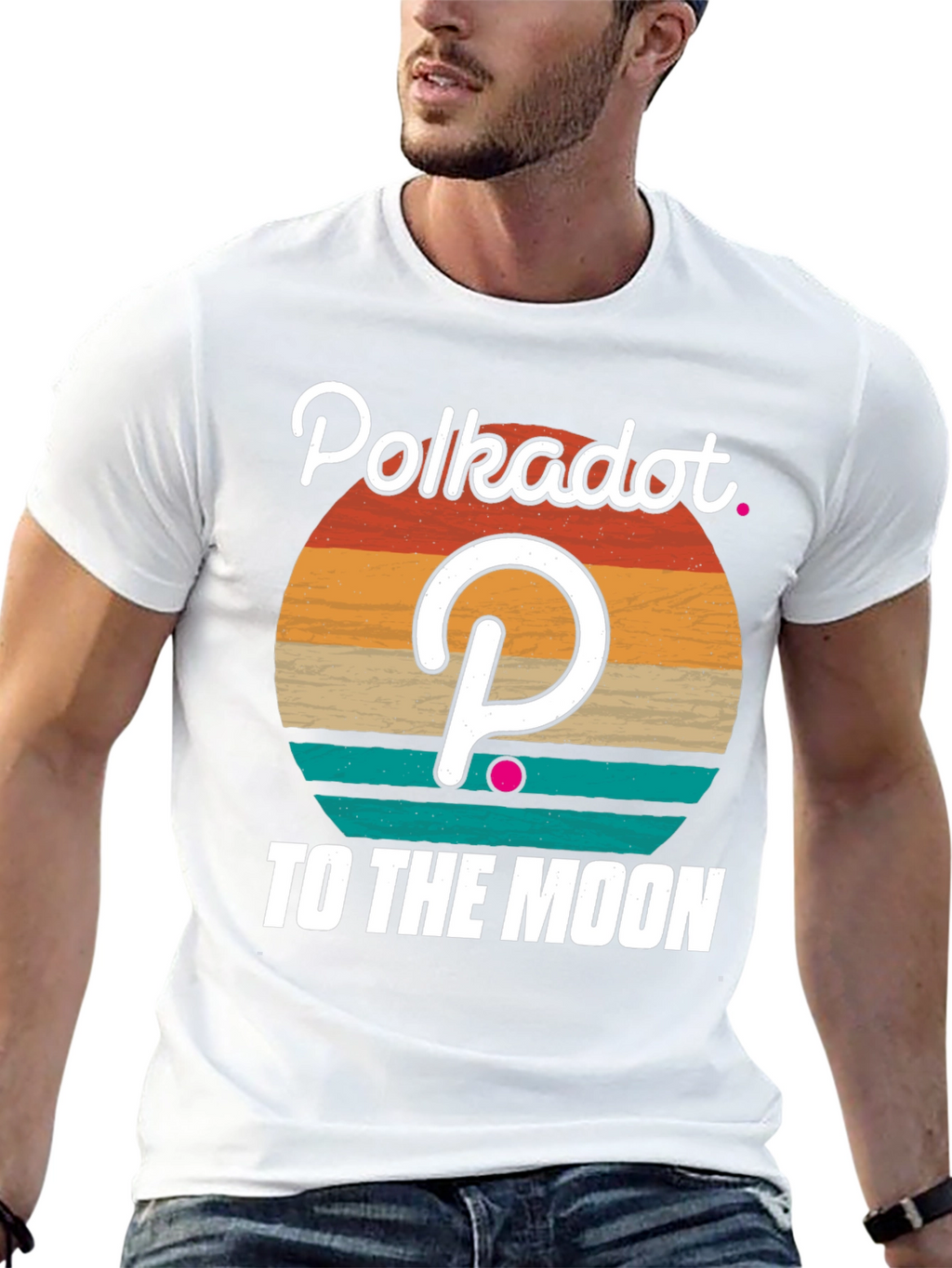 Polkadot Crypto Graphic T-Shirt - To The Moon!