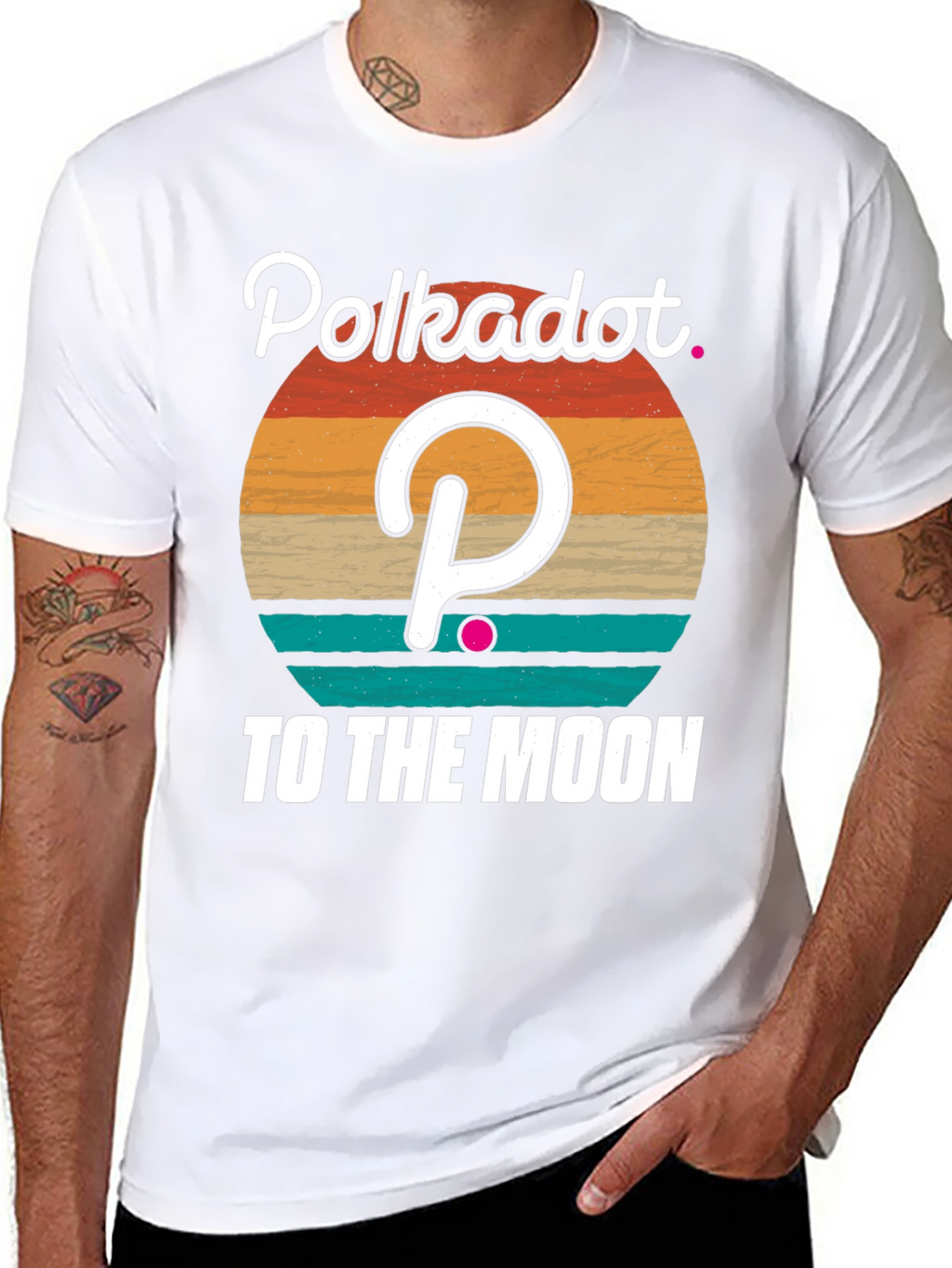 Polkadot Crypto Graphic T-Shirt - To The Moon!