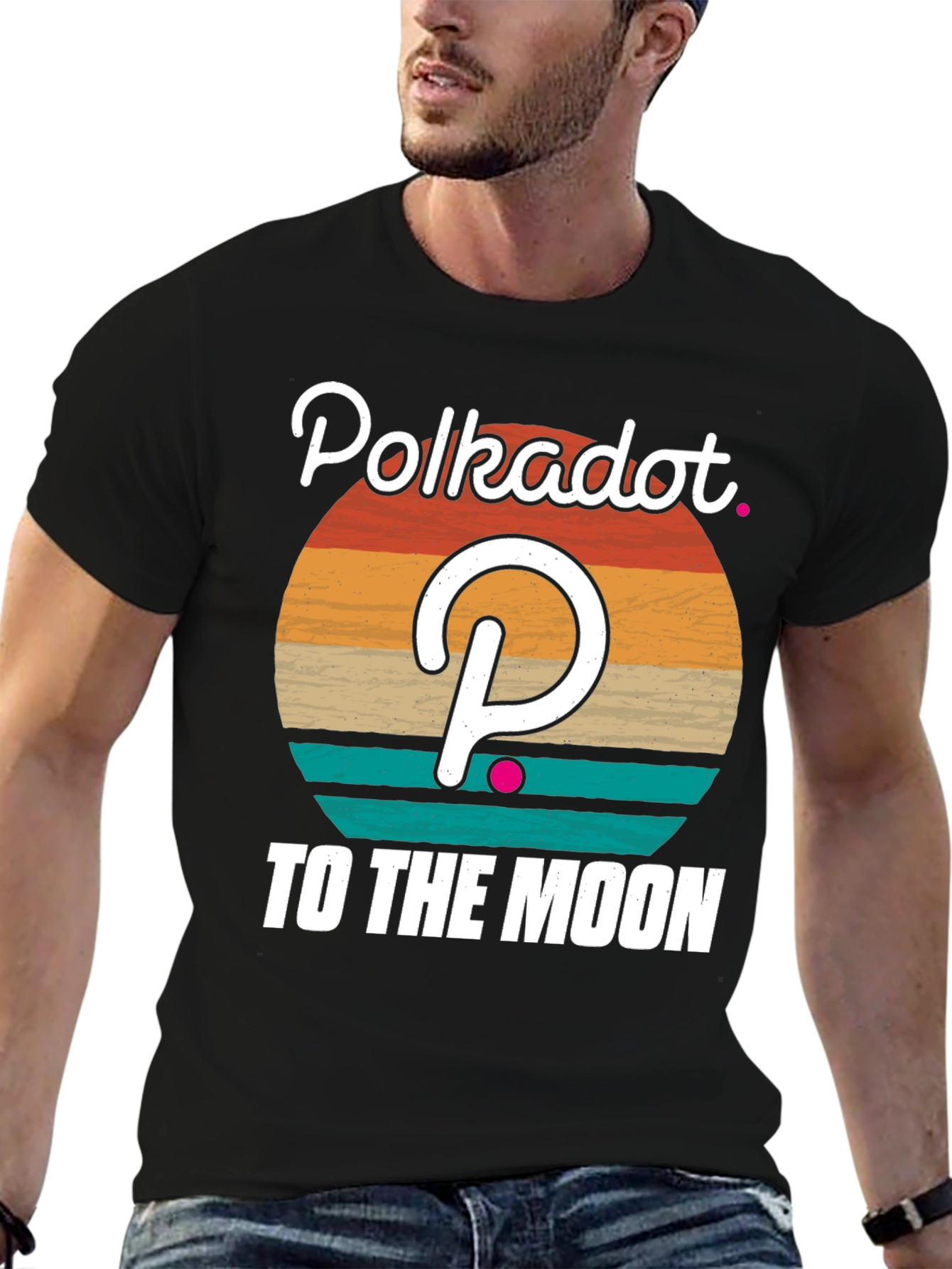 Polkadot Crypto Graphic T-Shirt - To The Moon!