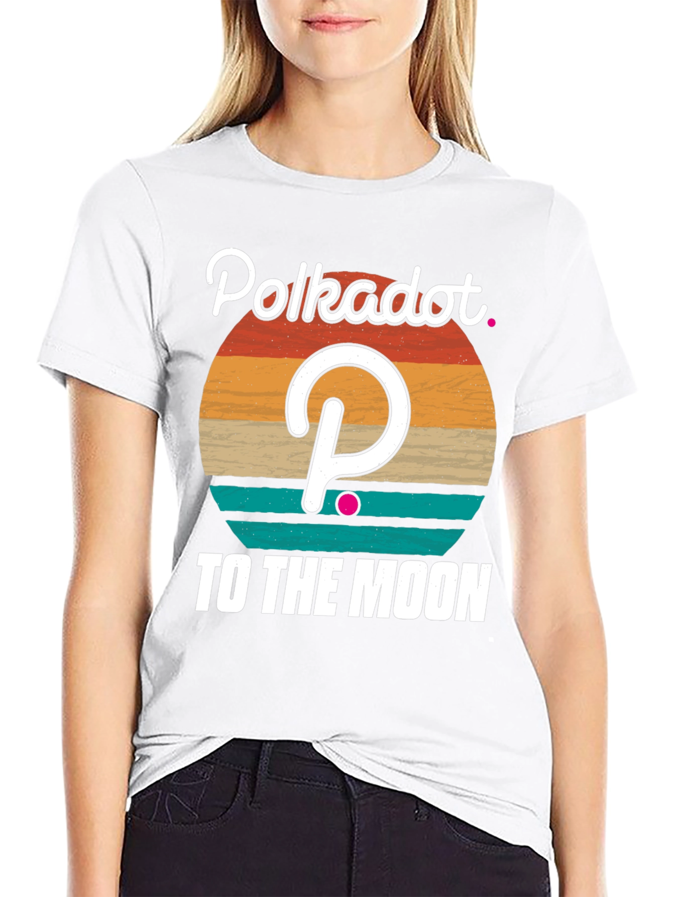 Polkadot Crypto Graphic T-Shirt - To The Moon!