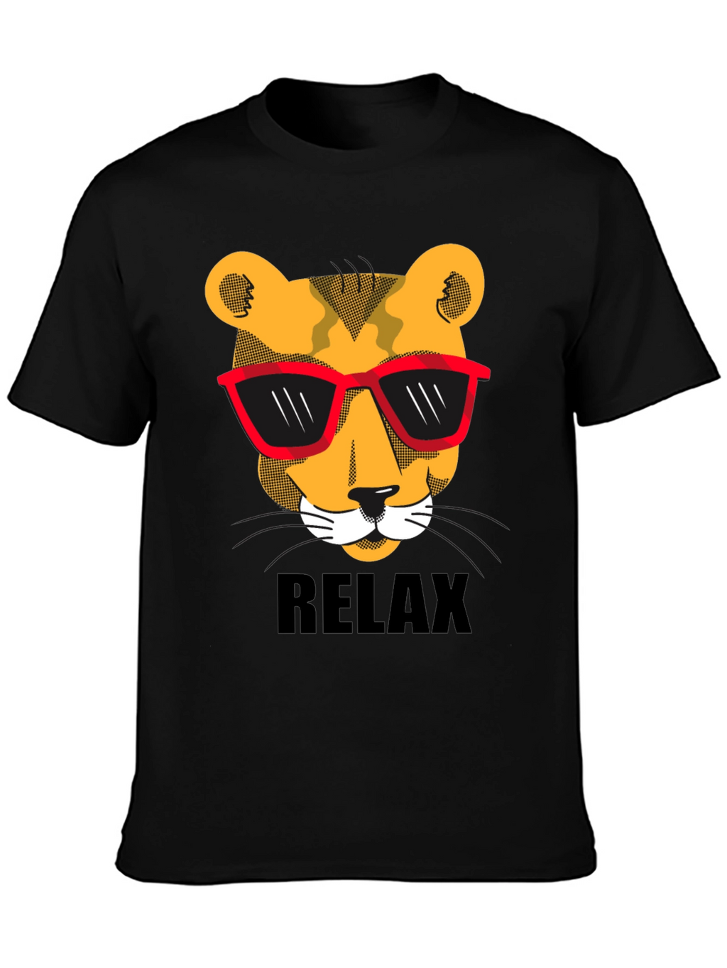 Cool Cat Relax Graphic T-Shirt