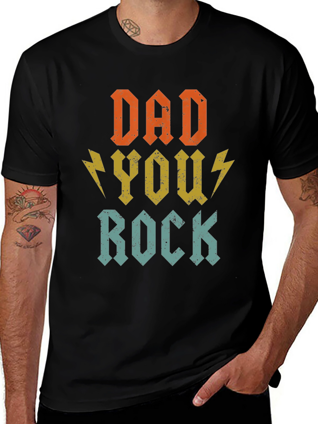 Dad You Rock Graphic Tee