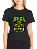 Best Turtle Dad Ever Graphic T-Shirt