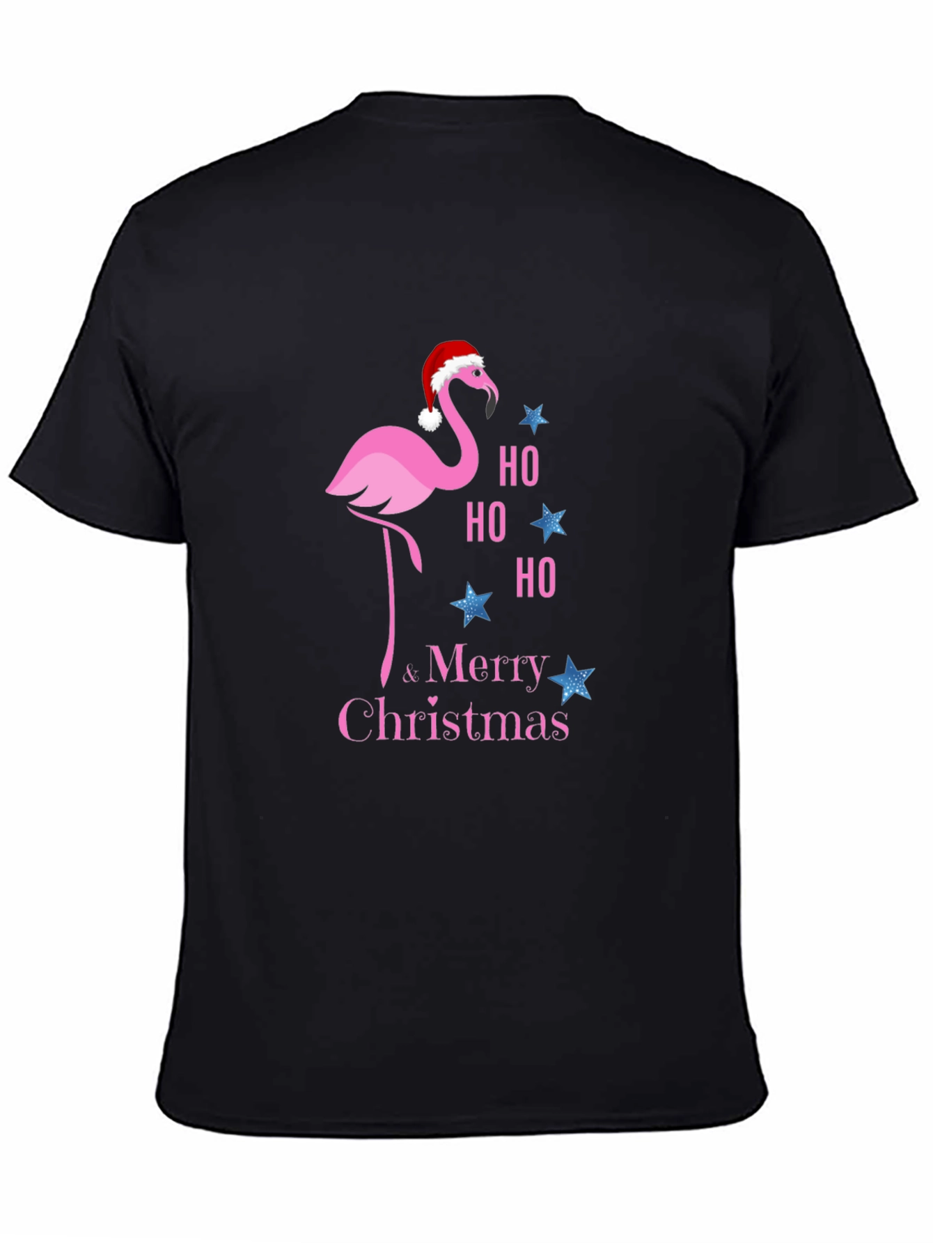 Festive Flamingo Christmas T-Shirt