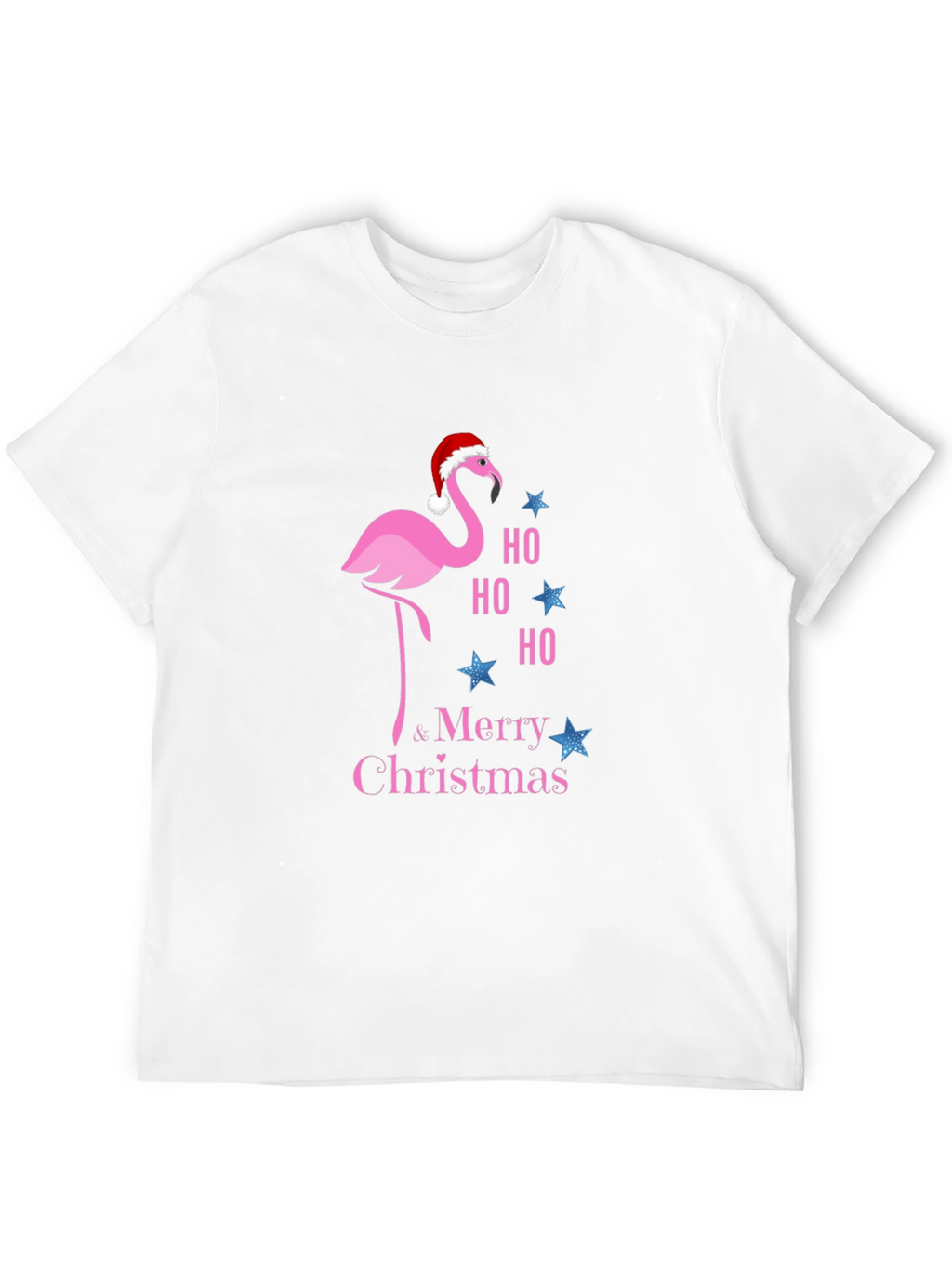 Festive Flamingo Christmas T-Shirt