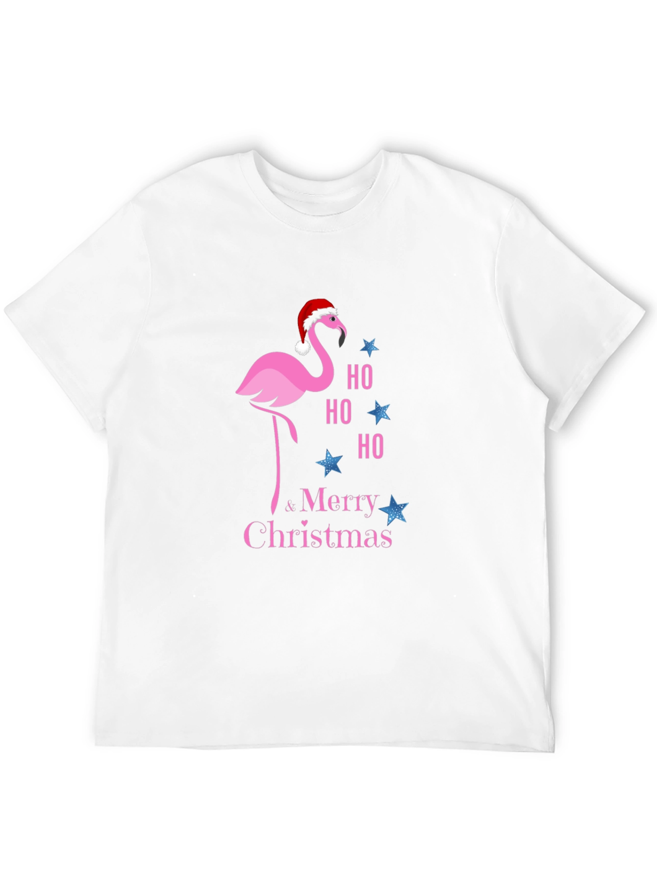 Festive Flamingo Christmas T-Shirt