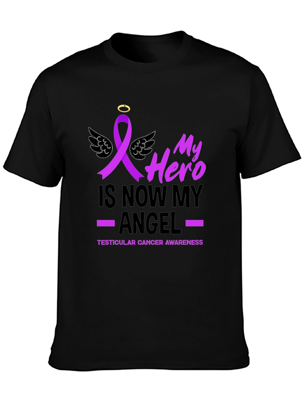 Hero Angel Cancer Awareness T-Shirt