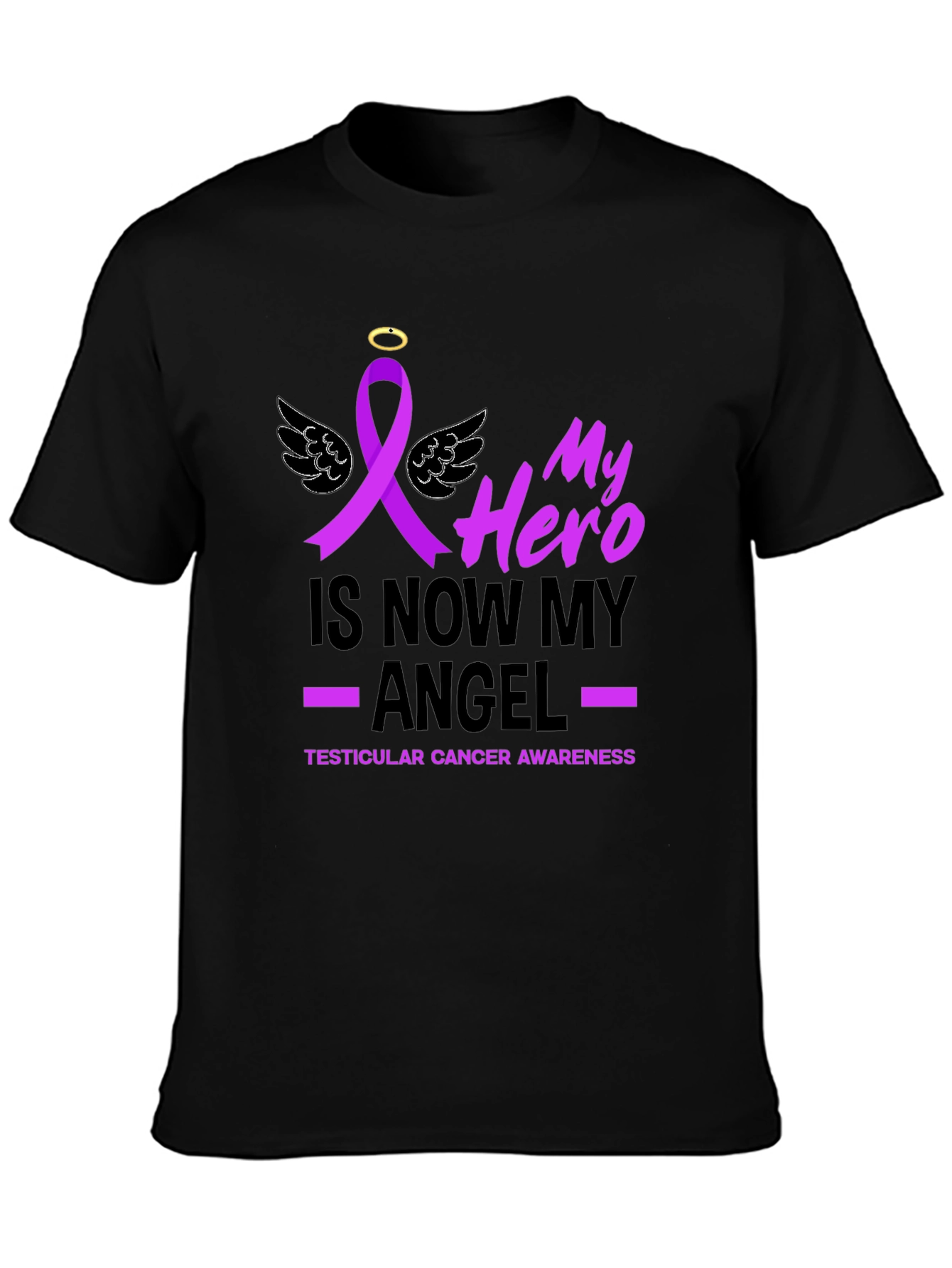 Hero Angel Cancer Awareness T-Shirt