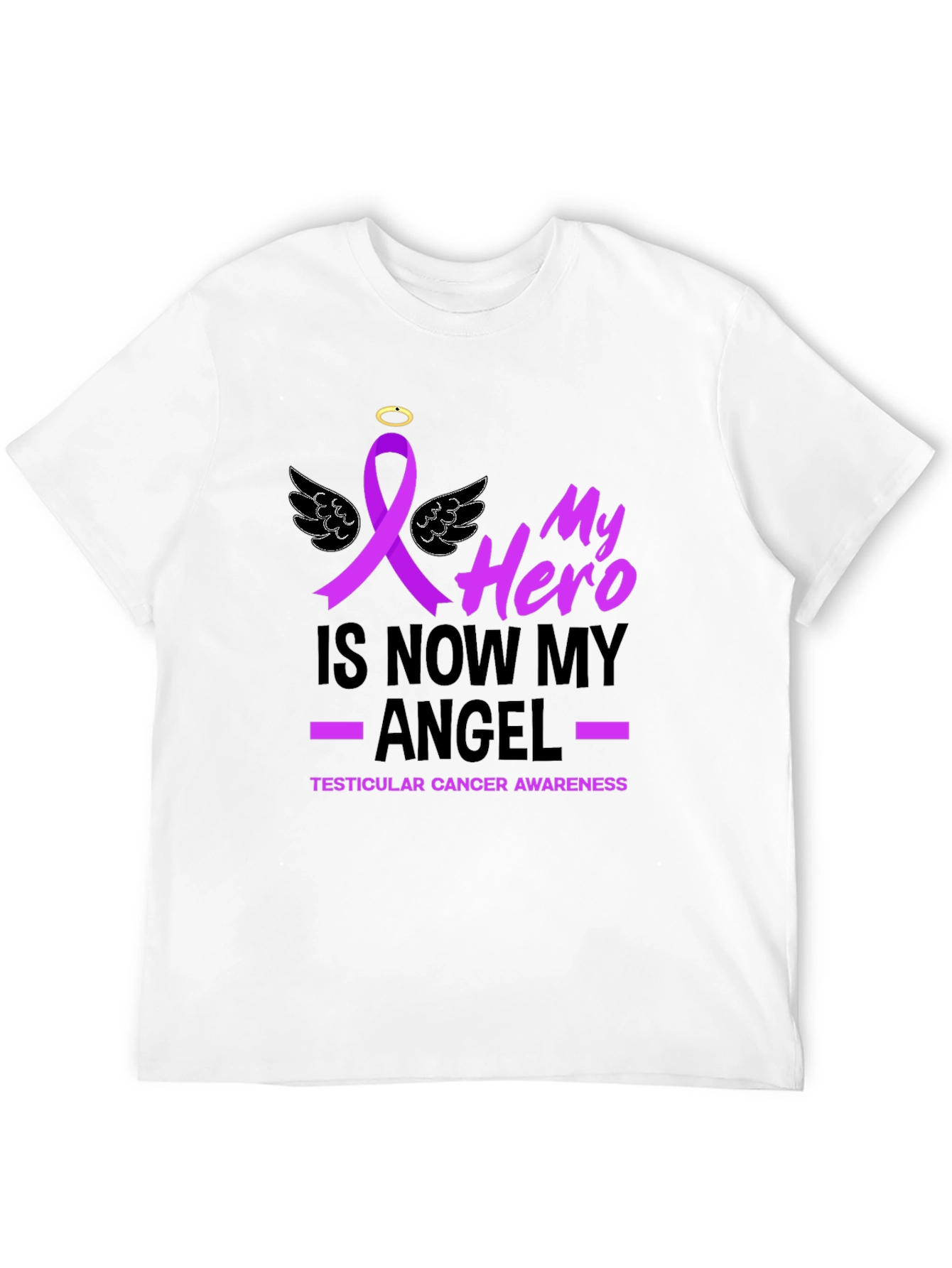 Hero Angel Cancer Awareness T-Shirt