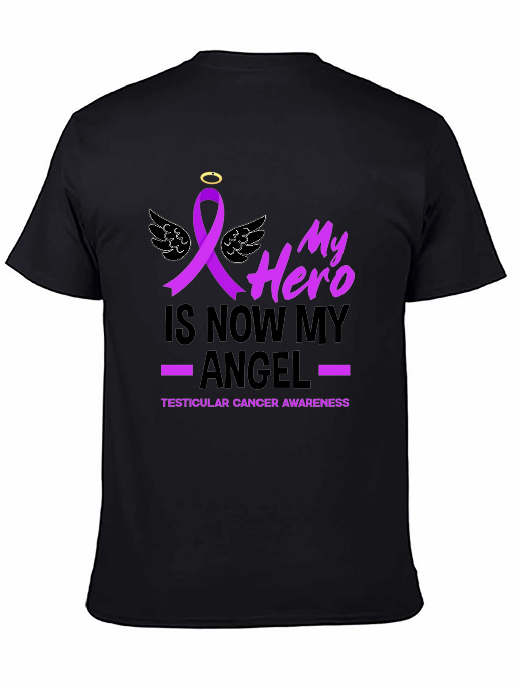 Hero Angel Cancer Awareness T-Shirt