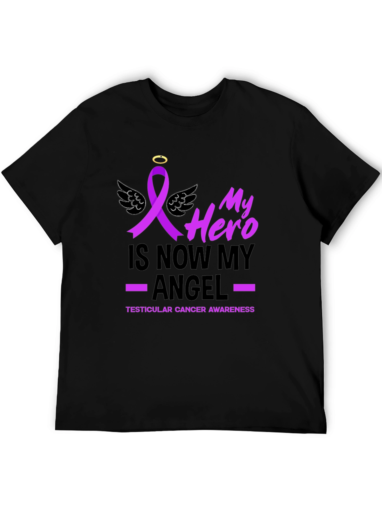 Hero Angel Cancer Awareness T-Shirt