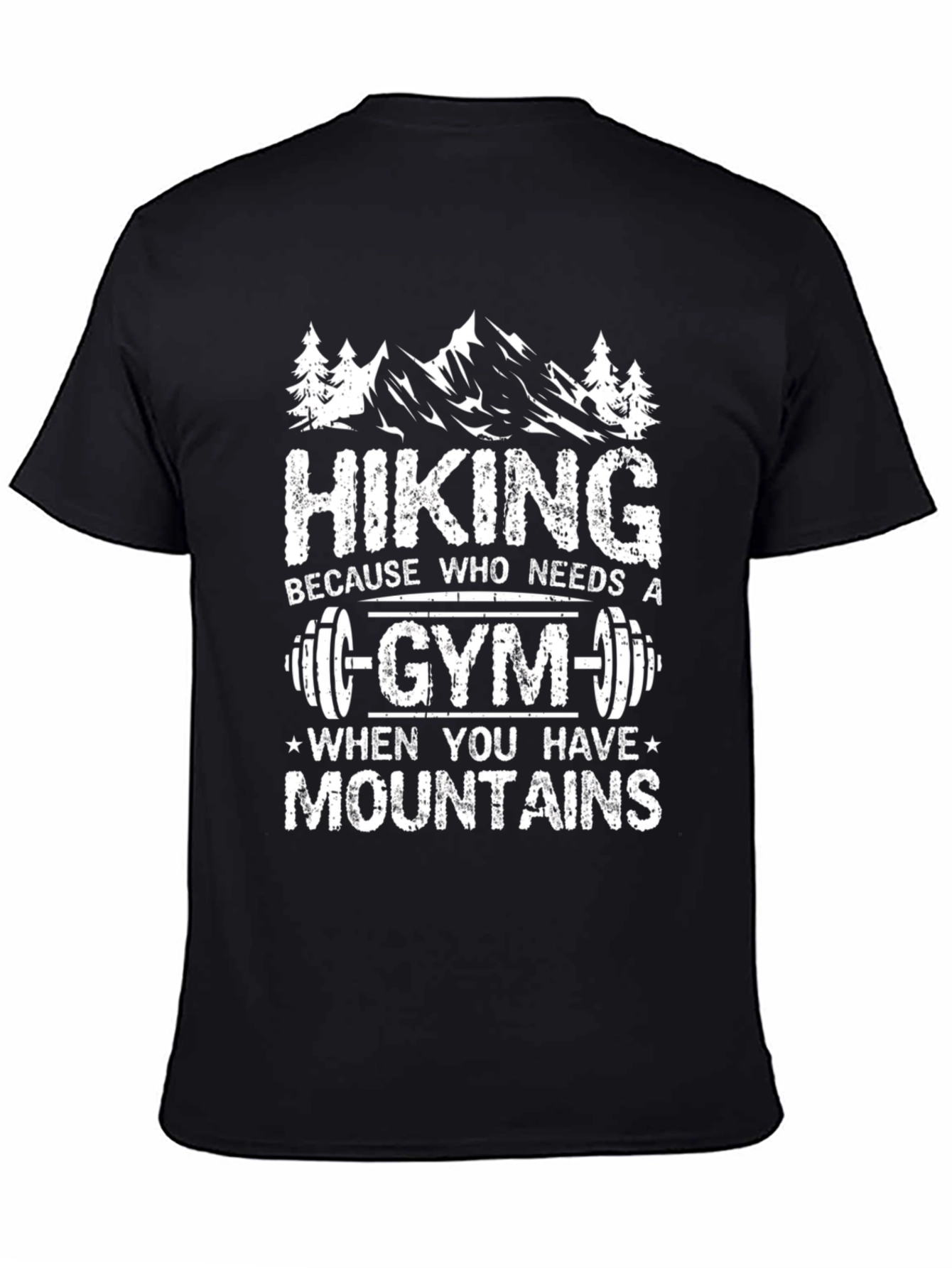 Hiking Gym Mountains T-Shirt - Outdoor Adventure Tee