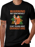 Warning: Orangutan Lovers Graphic Tee
