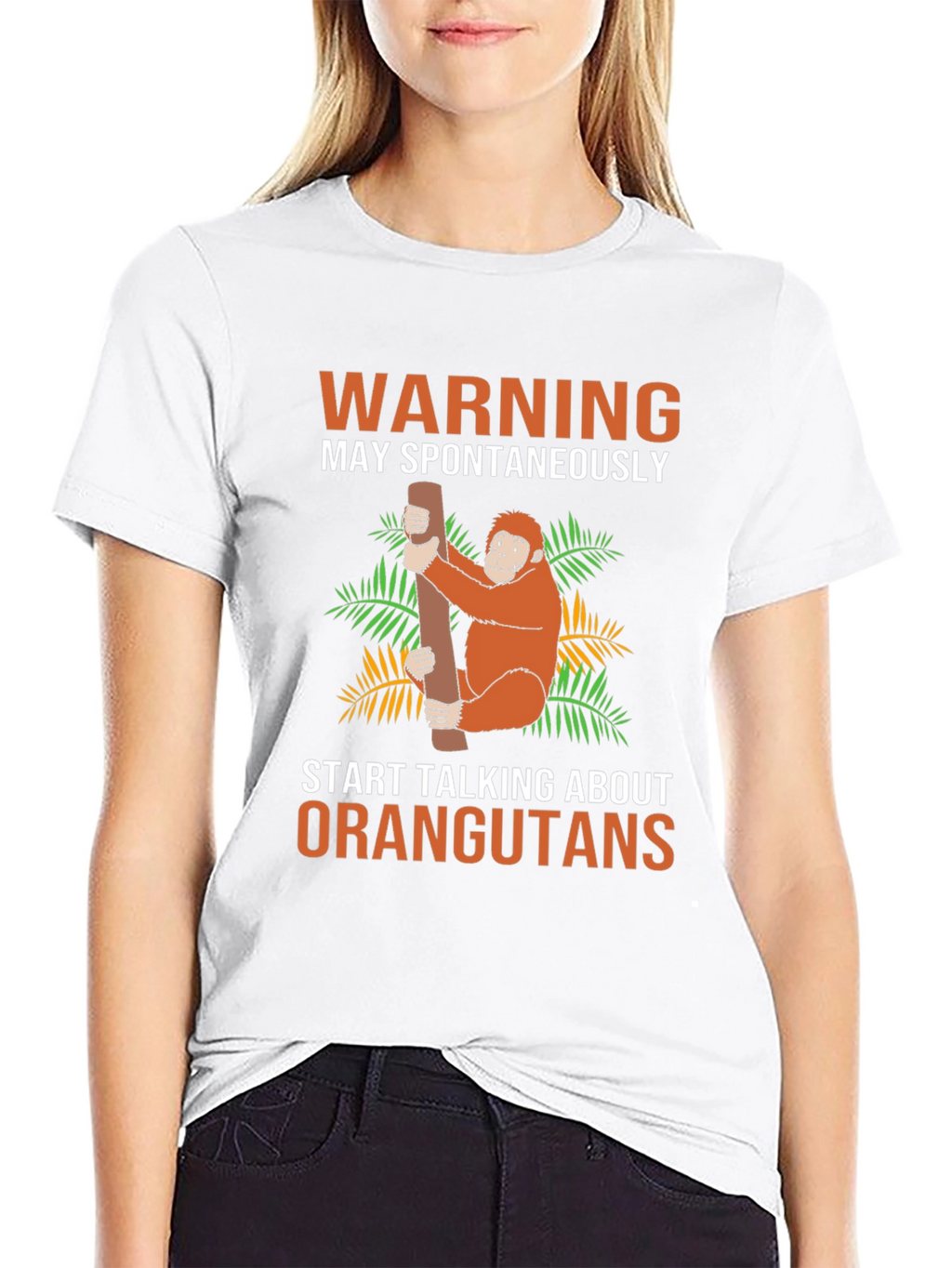 Warning: Orangutan Lovers Graphic Tee