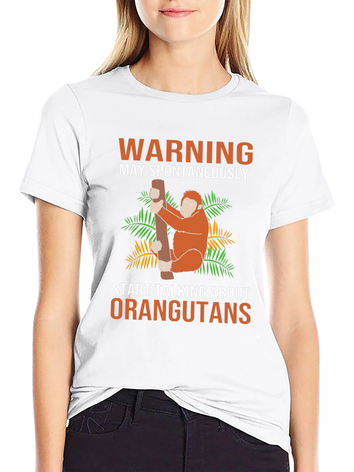 Warning: Orangutan Lovers Graphic Tee