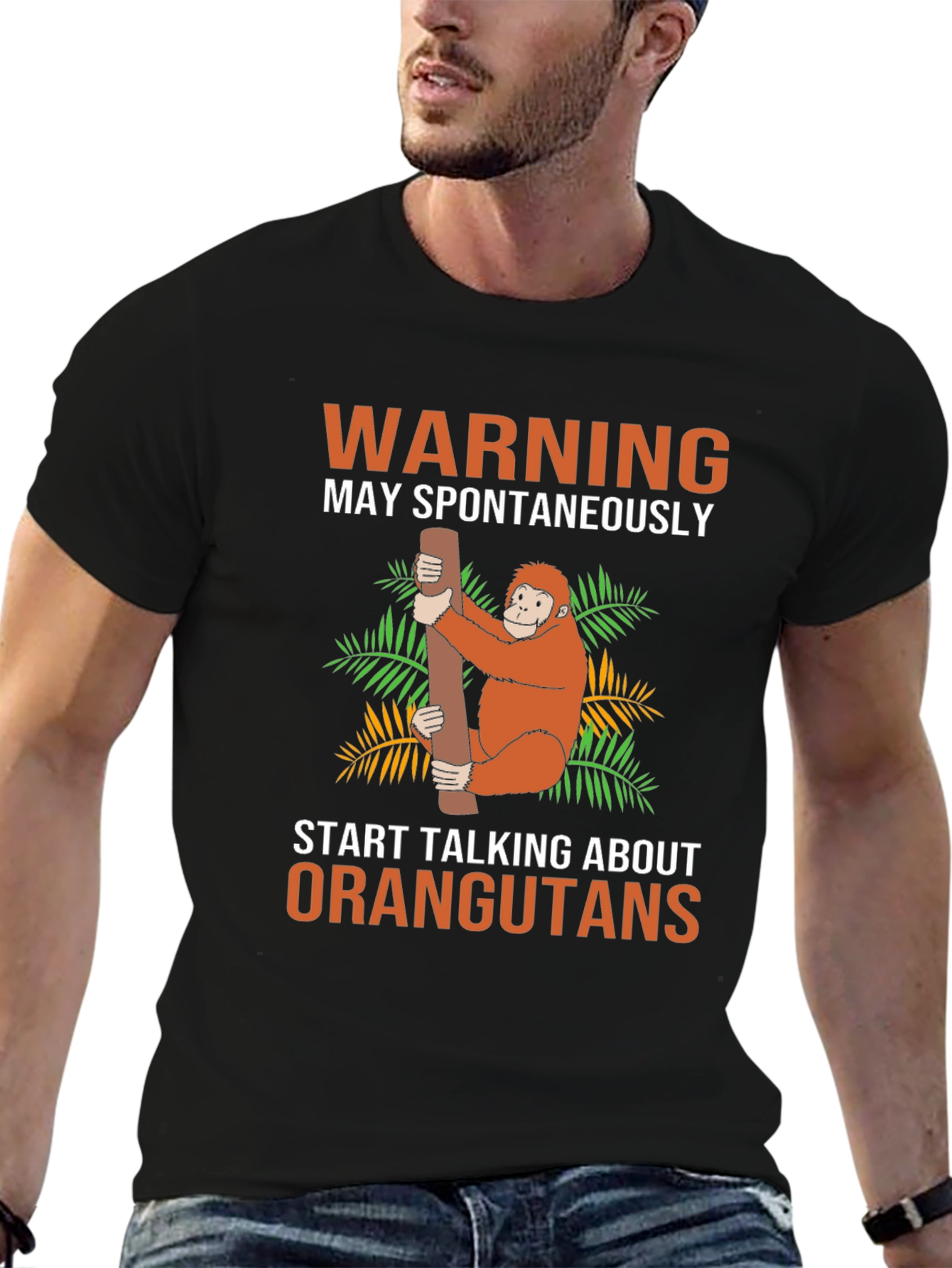 Warning: Orangutan Lovers Graphic Tee