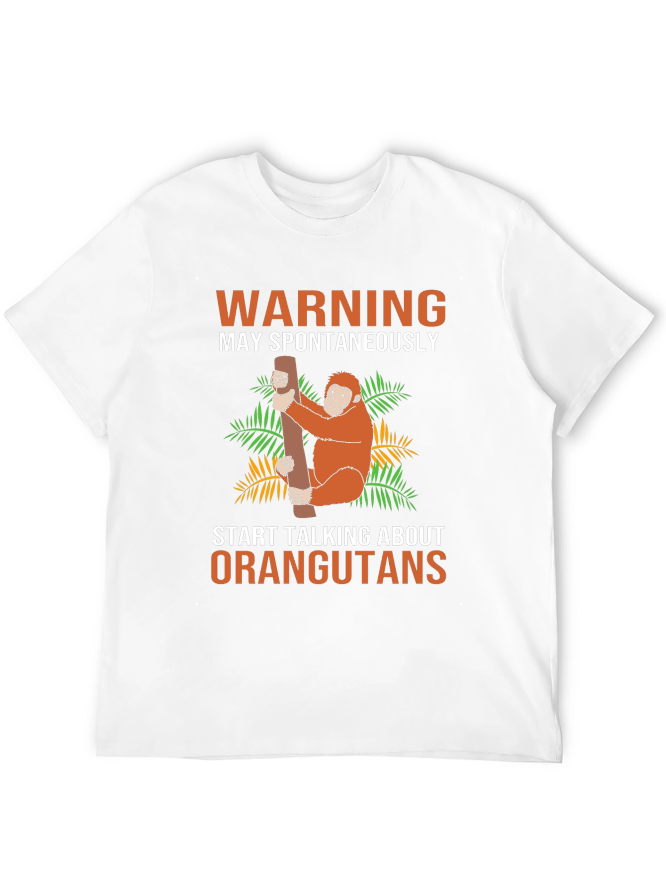 Warning: Orangutan Lovers Graphic Tee