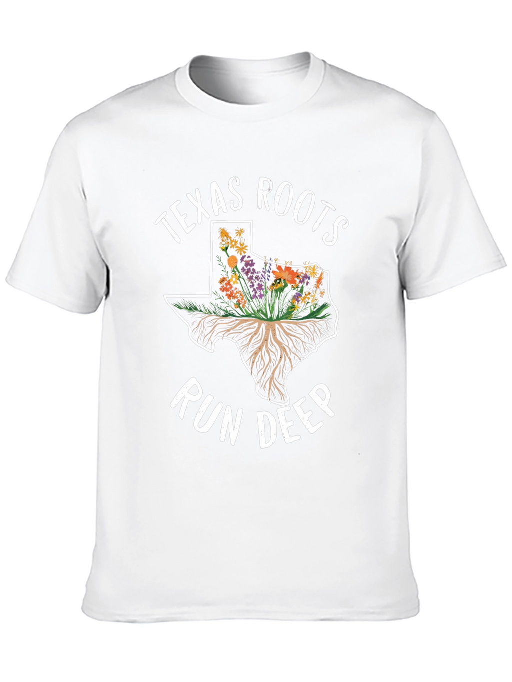 Texas Roots Run Deep Graphic T-Shirt