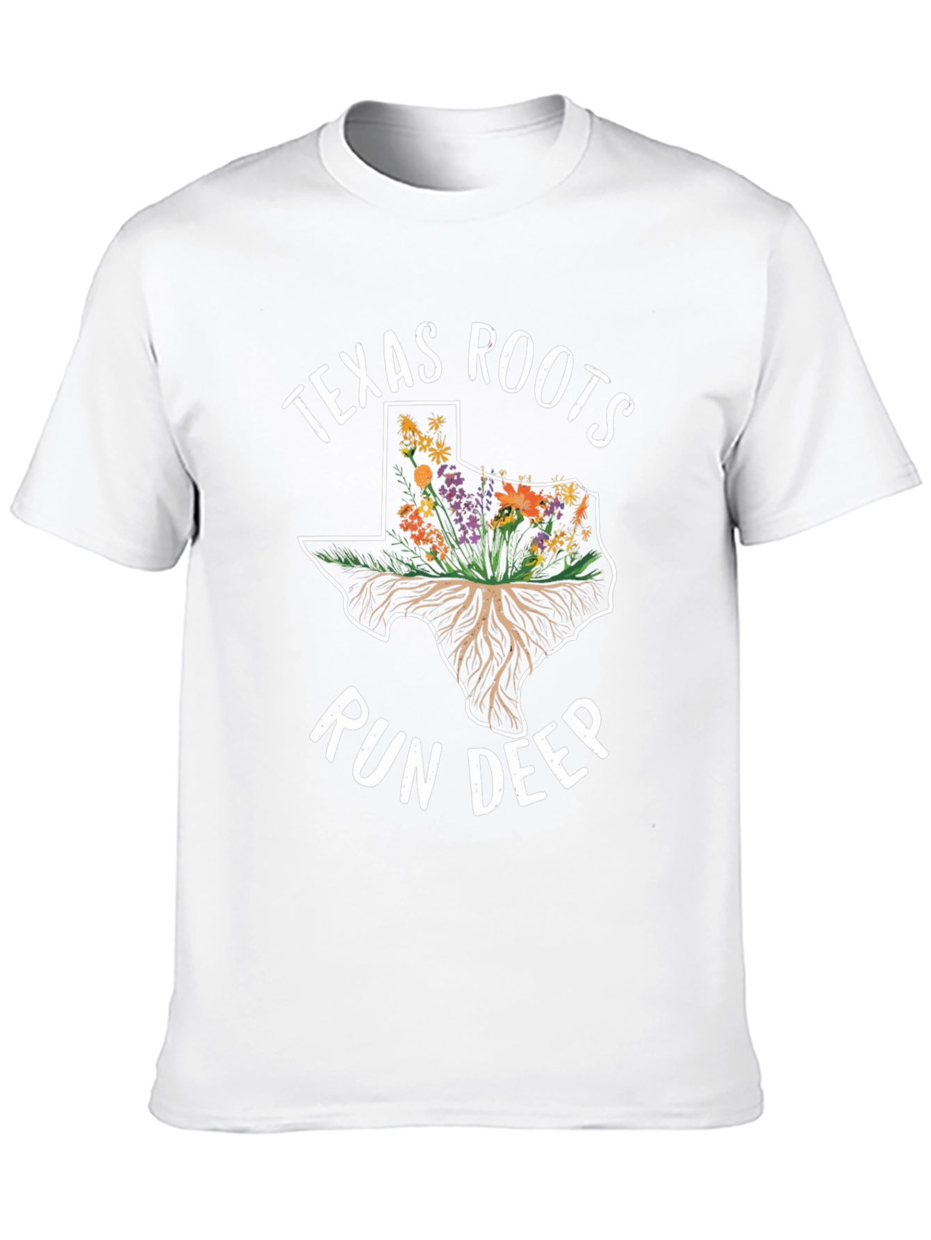 Texas Roots Run Deep Graphic T-Shirt