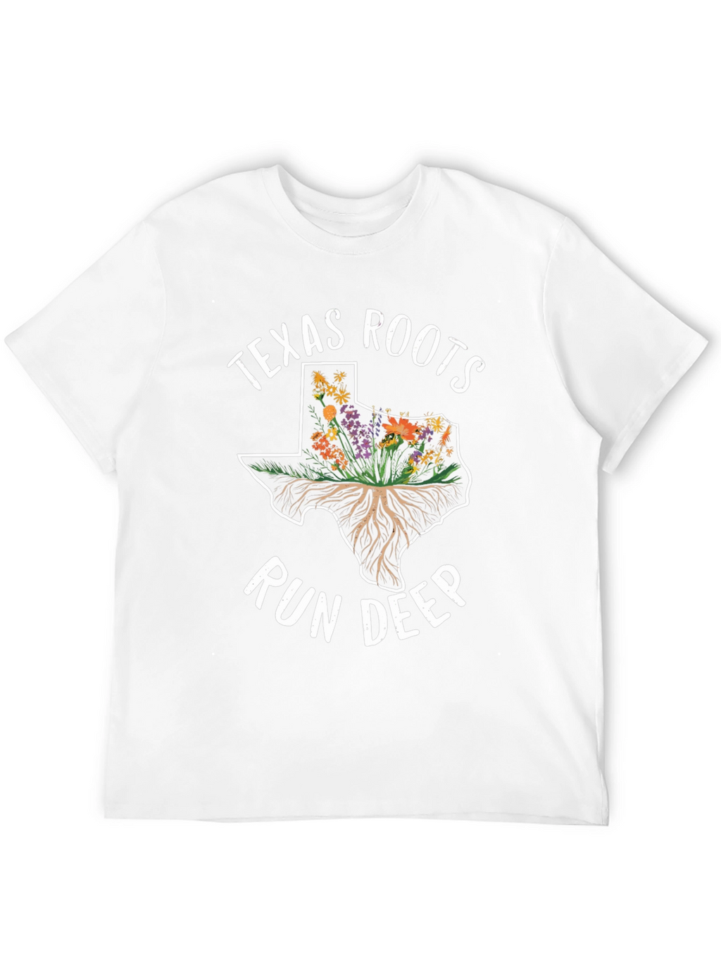 Texas Roots Run Deep Graphic T-Shirt