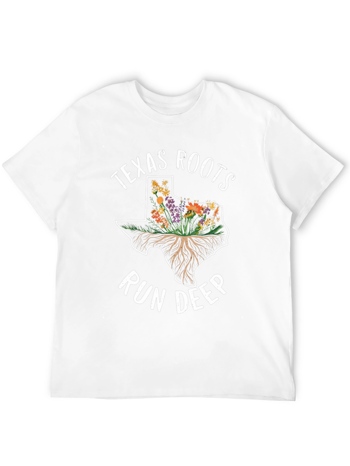 Texas Roots Run Deep Graphic T-Shirt