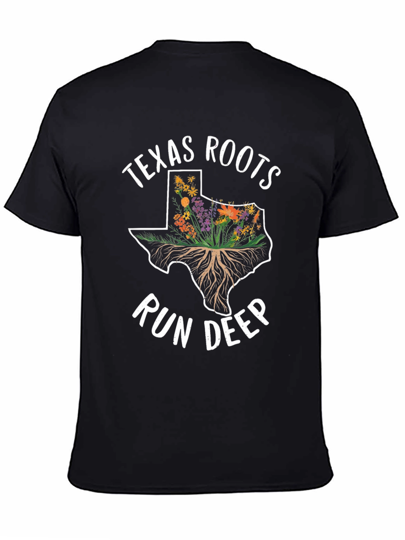 Texas Roots Run Deep Graphic T-Shirt