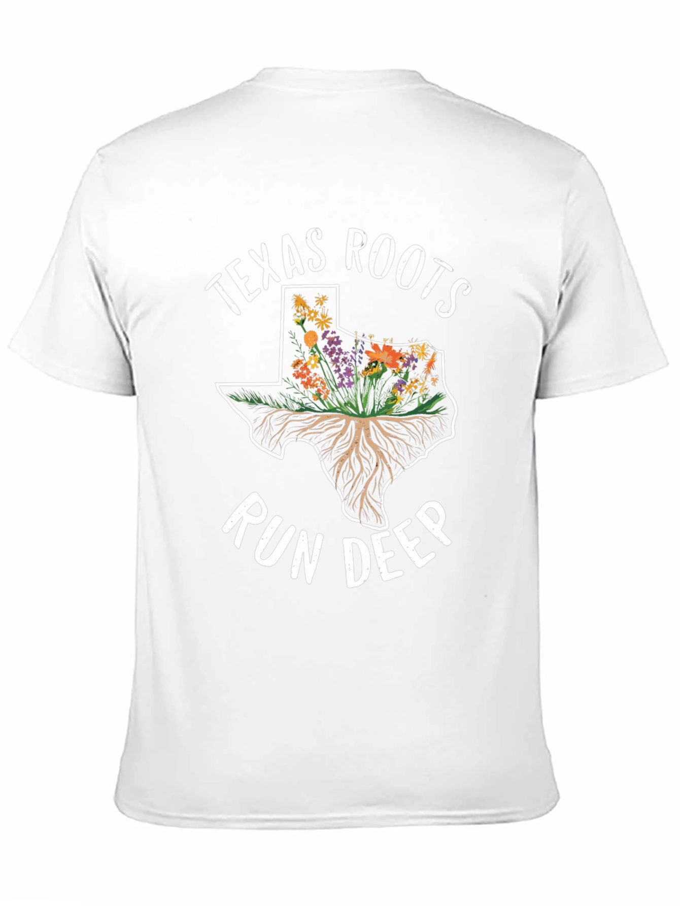 Texas Roots Run Deep Graphic T-Shirt