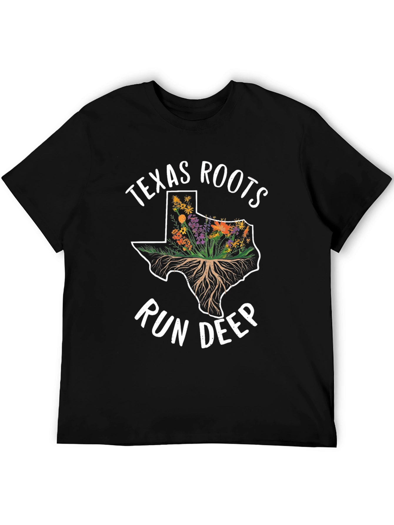 Texas Roots Run Deep Graphic T-Shirt