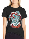 Fortune Favors Jester Graphic Tee - Black
